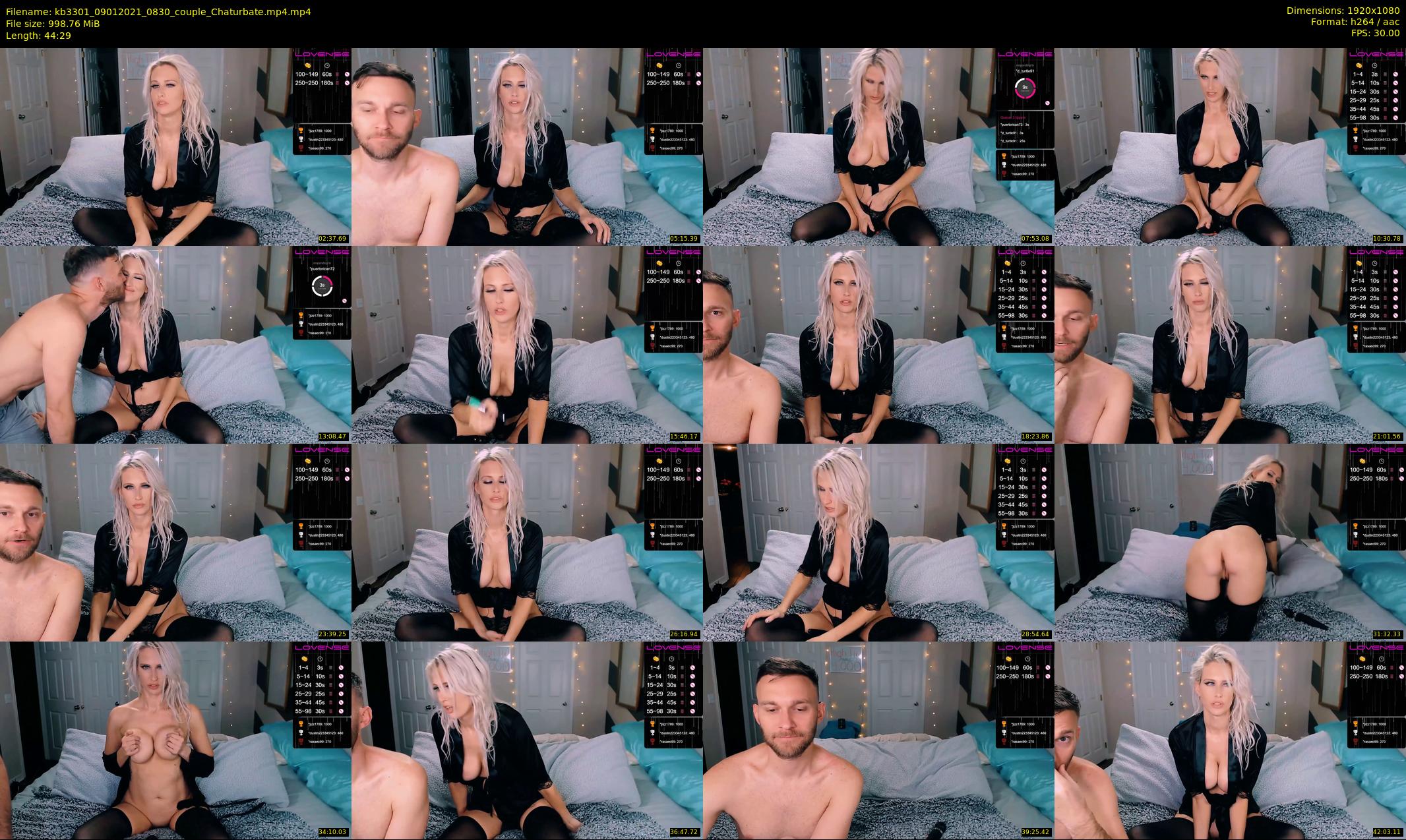kb3301 — 45 minute Chaturbate couple cam show recording, 1080p, Jan 9, 2021