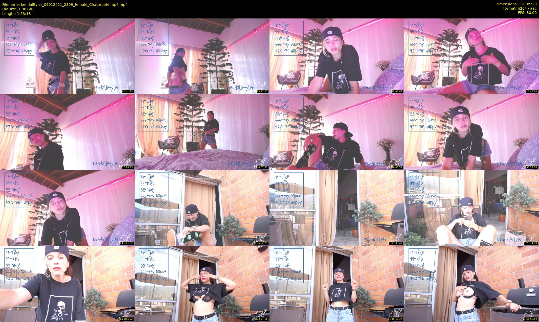 kendalltyler — 114 minute Chaturbate female cam show recording, 720p, Jan 9, 2021