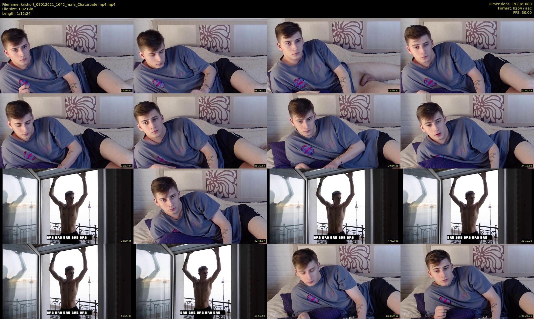 krishort — 73 minute Chaturbate male cam show recording, 1080p, Jan 9, 2021