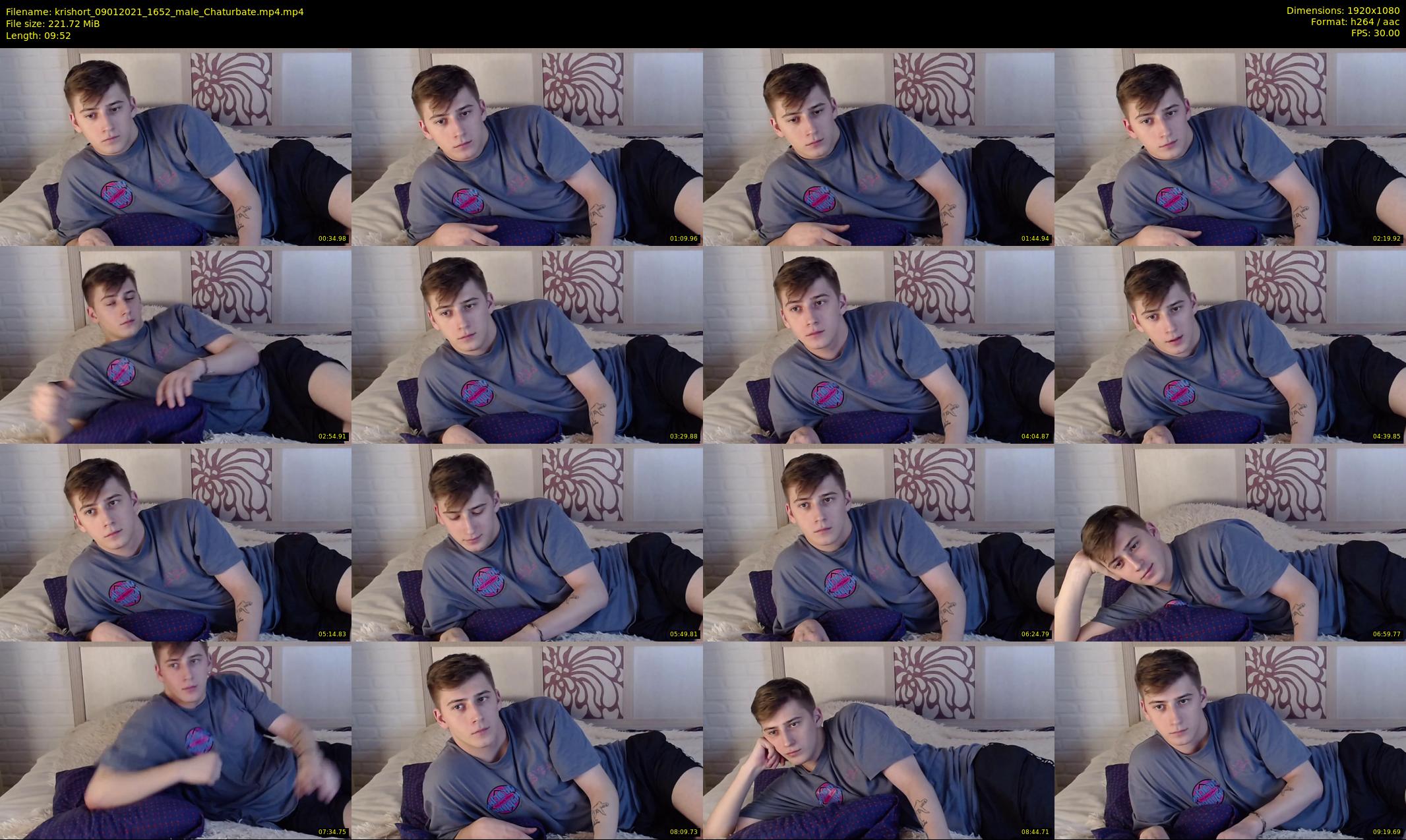 krishort — 10 minute Chaturbate male cam show recording, 1080p, Jan 9, 2021