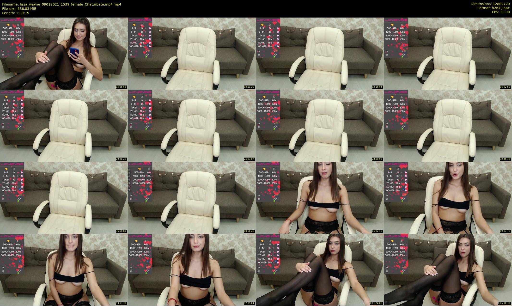 lissa_wayne — 70 minute Chaturbate female cam show recording, 720p, Jan 9, 2021