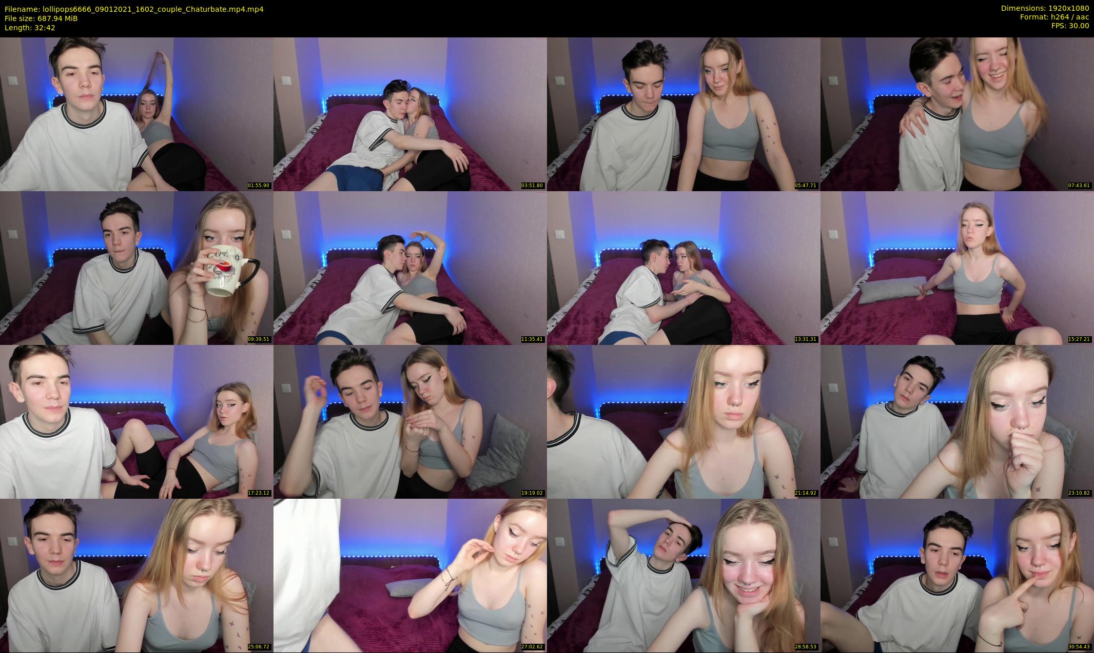 lollipops6666 — 33 minute Chaturbate couple cam show recording, 1080p, Jan 9, 2021