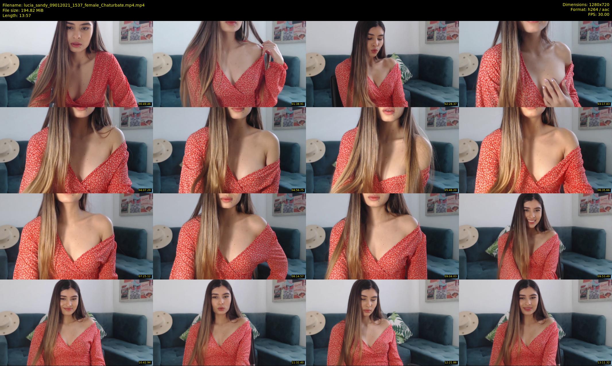 lucia_sandy — 14 minute Chaturbate female cam show recording, 720p, Jan 9, 2021