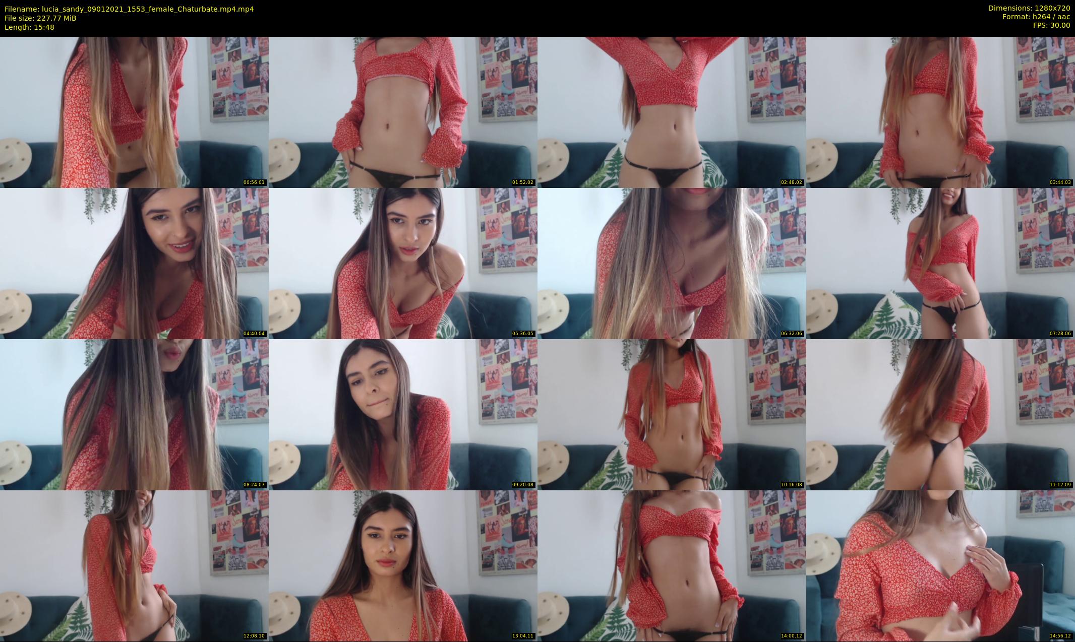 lucia_sandy — 16 minute Chaturbate female cam show recording, 720p, Jan 9, 2021