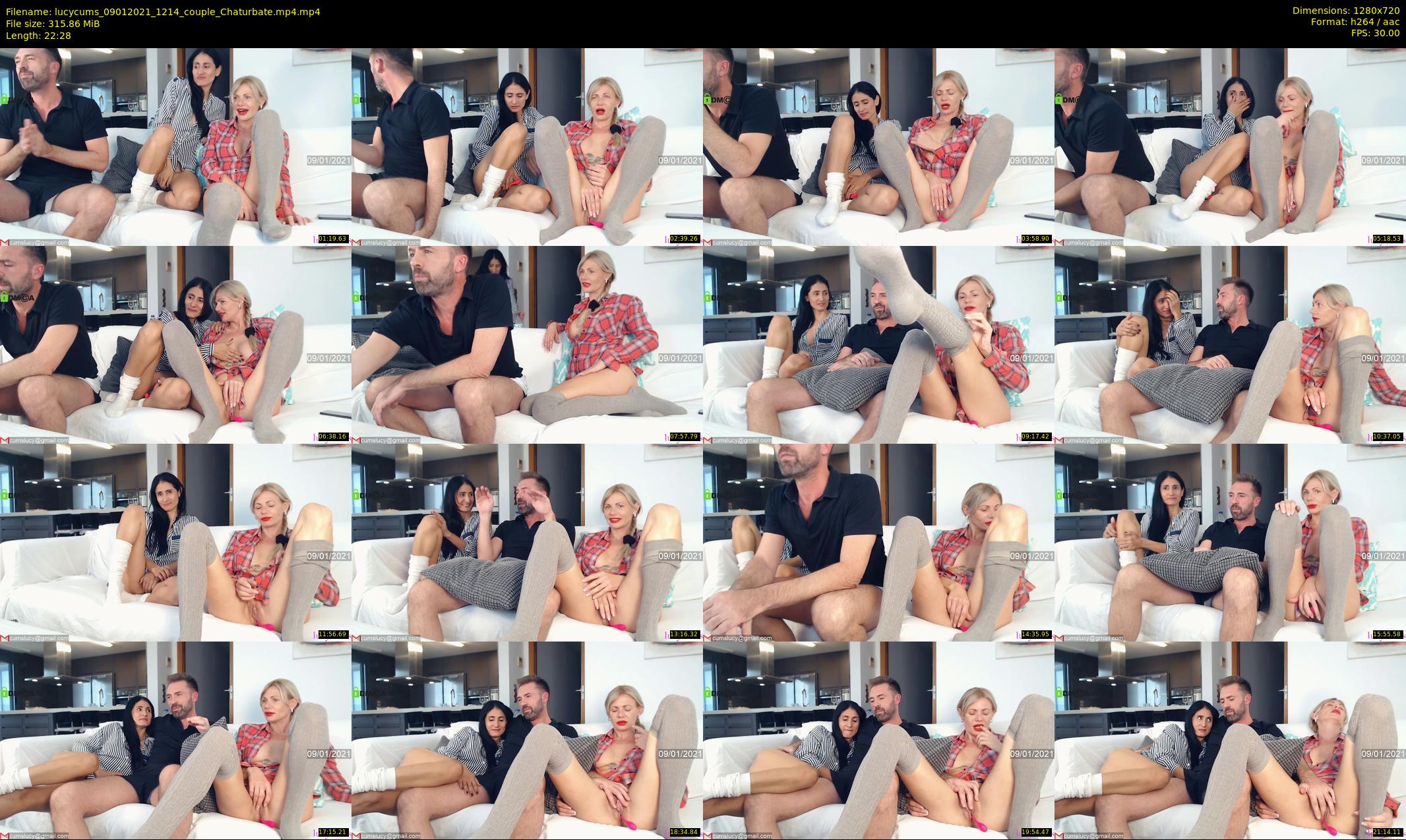 lucycums — 23 minute Chaturbate couple cam show recording, 720p, Jan 9, 2021