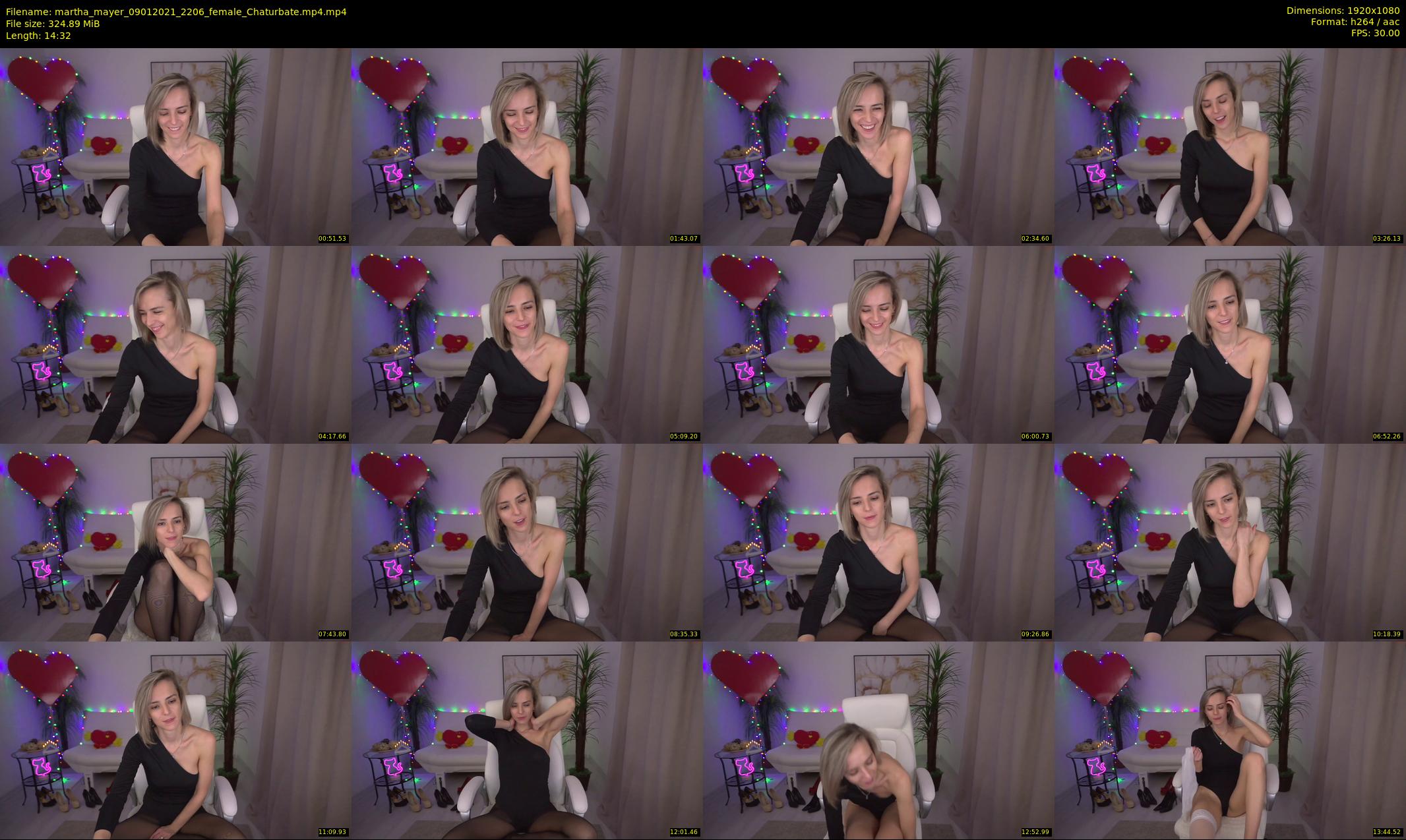 martha_mayer — 15 minute Chaturbate female cam show recording, 1080p, Jan 9, 2021