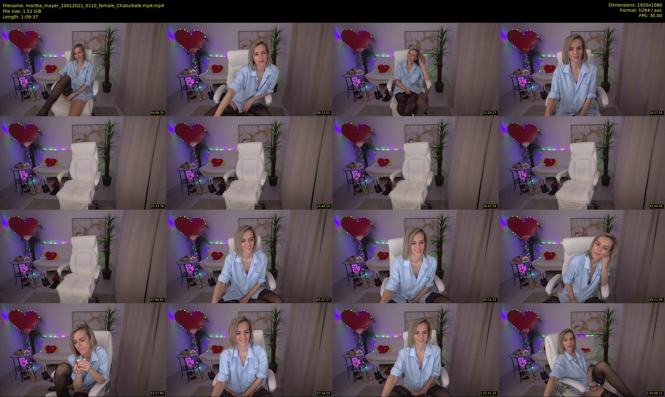 martha_mayer — 70 minute Chaturbate female cam show recording, 1080p, Jan 10, 2021