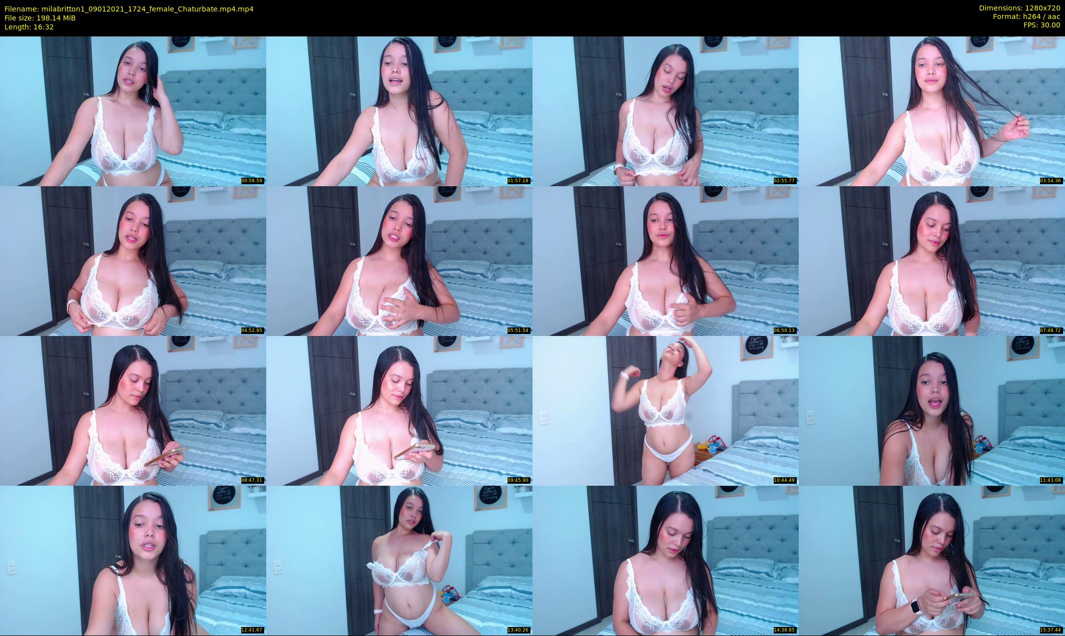 milabritton1 — 17 minute Chaturbate female cam show recording, 720p, Jan 9, 2021