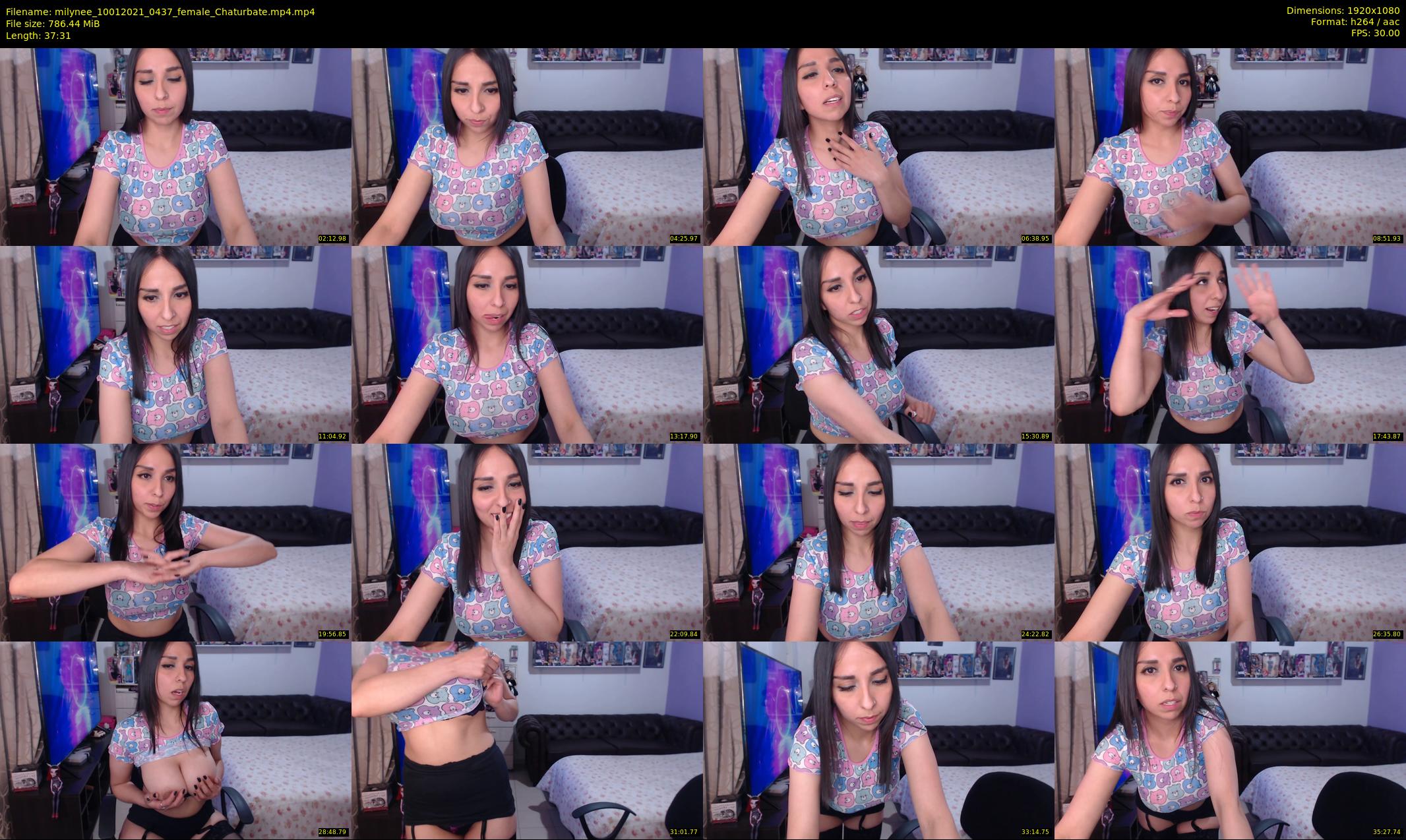 milynee — 38 minute Chaturbate female cam show recording, 1080p, Jan 10, 2021