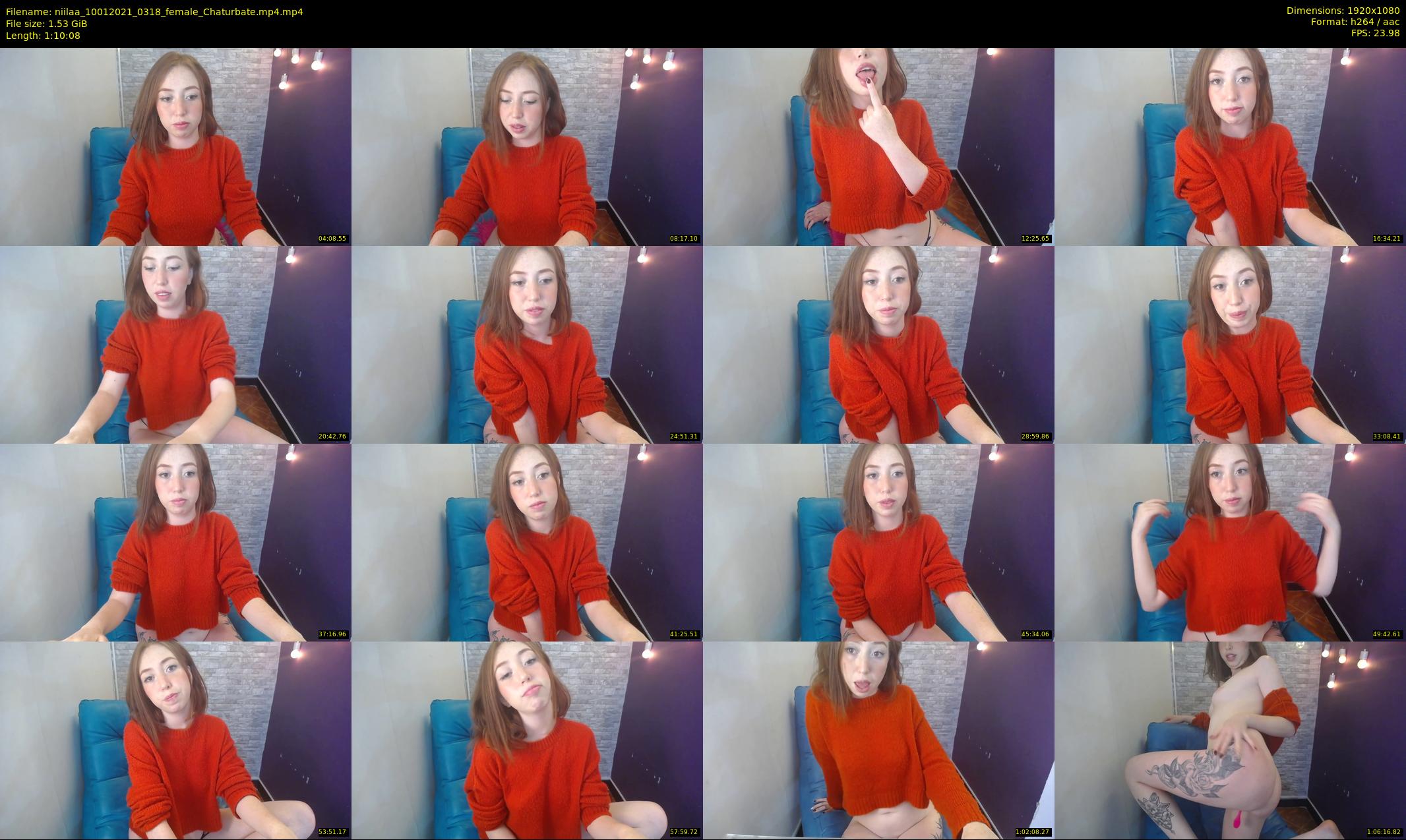 niilaa — 71 minute Chaturbate female cam show recording, 1080p, Jan 10, 2021