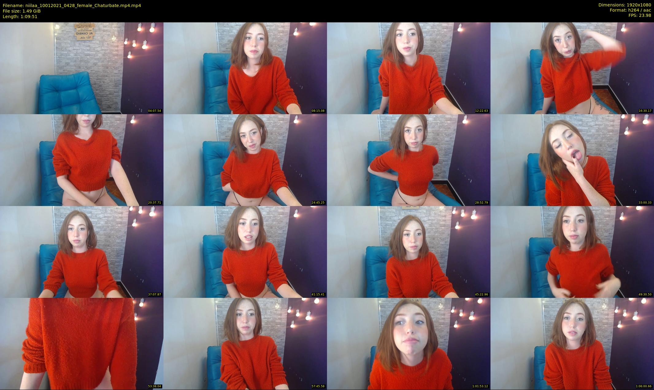 niilaa — 70 minute Chaturbate female cam show recording, 1080p, Jan 10, 2021