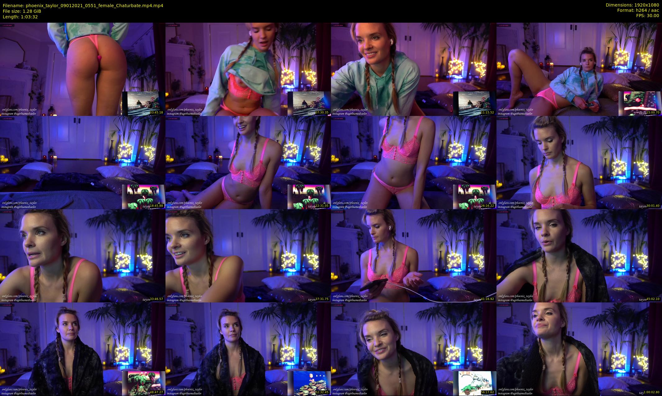 phoenix_taylor — 64 minute Chaturbate female cam show recording, 1080p, Jan 9, 2021