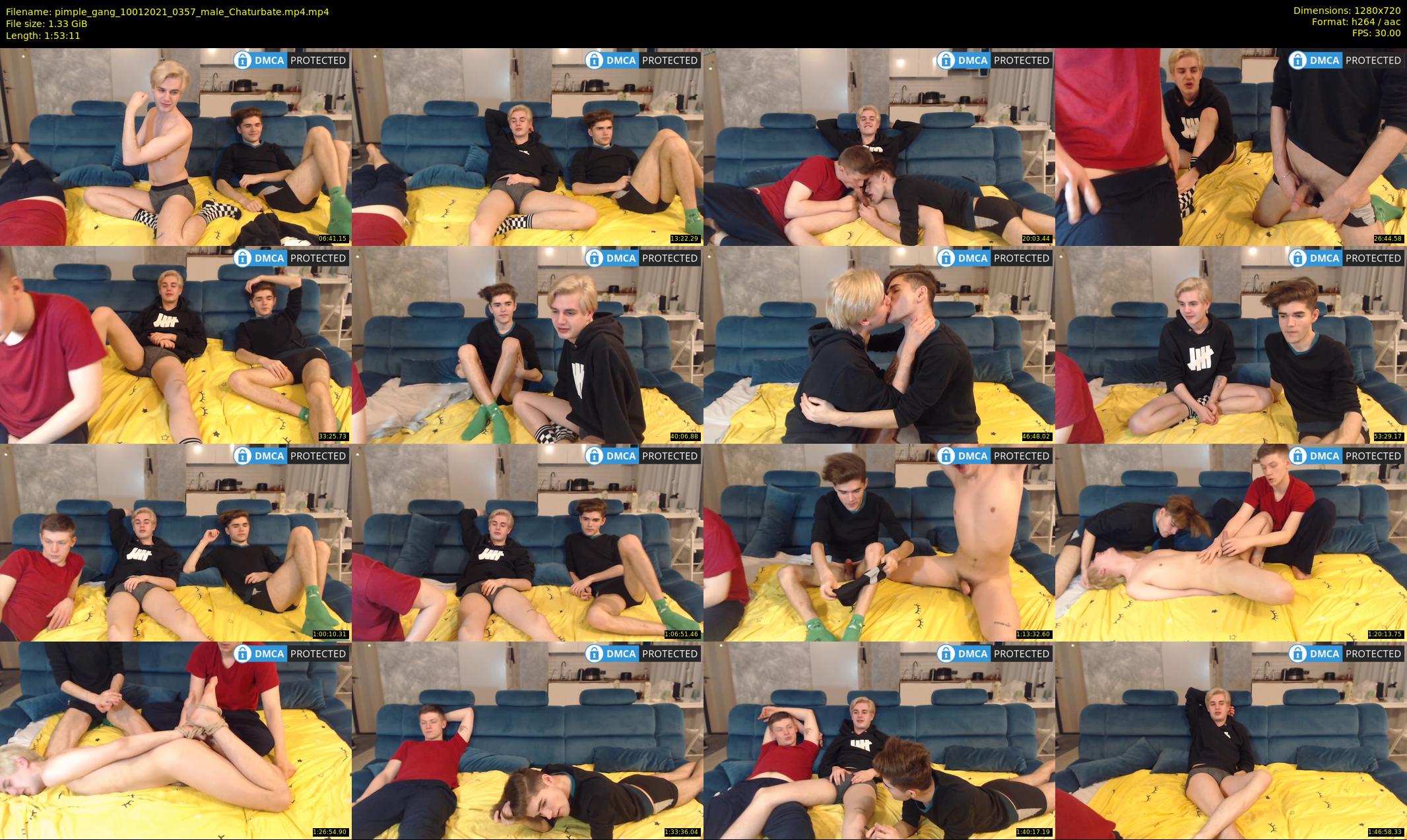 pimple_gang — 114 minute Chaturbate male cam show recording, 720p, Jan 10, 2021