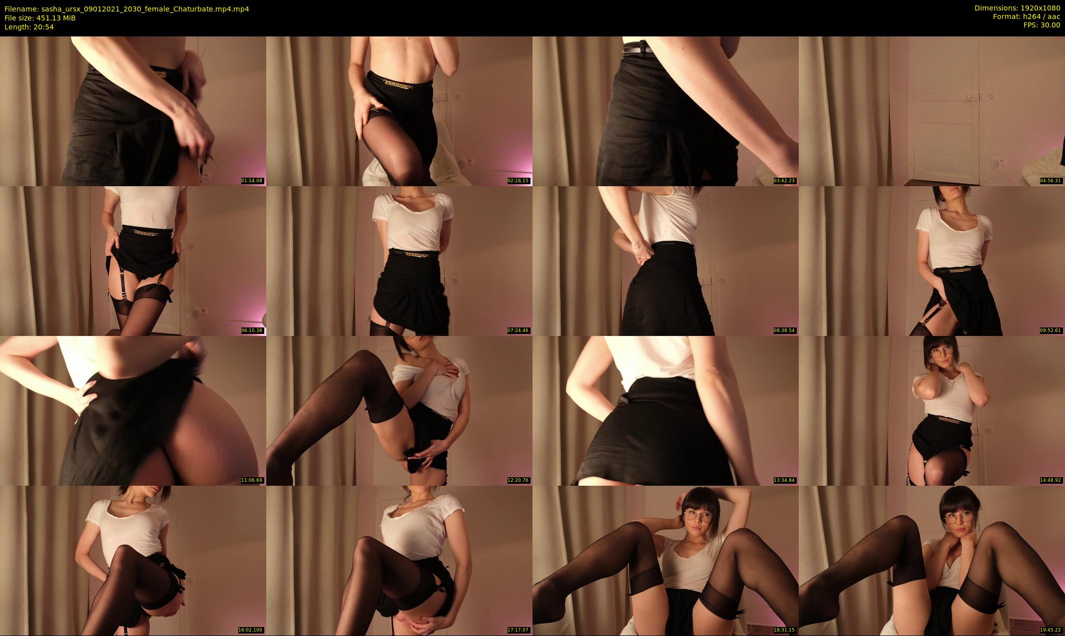 sasha_ursx — 21 minute Chaturbate female cam show recording, 1080p, Jan 9, 2021
