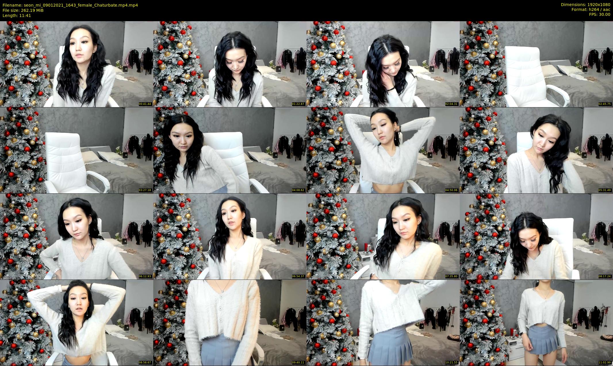 seon_mi — 12 minute Chaturbate female cam show recording, 1080p, Jan 9, 2021