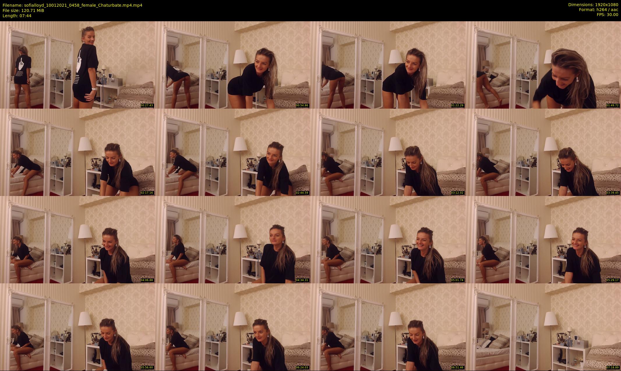 sofialloyd — 8 minute Chaturbate female cam show recording, 1080p, Jan 10, 2021