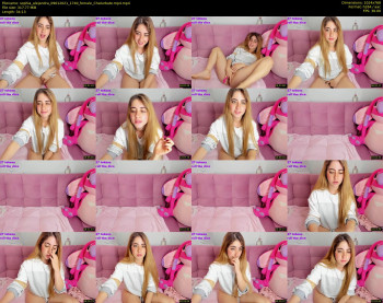 sophia_alejandra — 35 minute Chaturbate female cam show recording, 720p, Jan 9, 2021