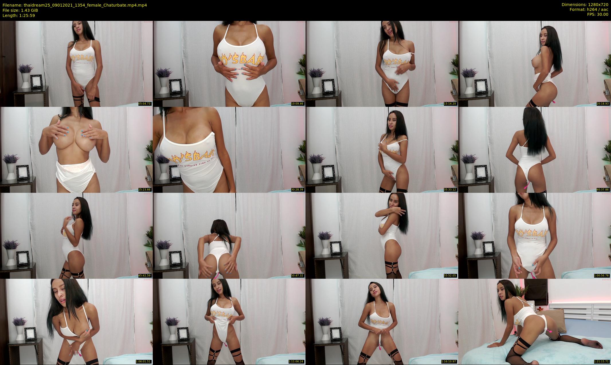 thaidream25 — 86 minute Chaturbate female cam show recording, 720p, Jan 9, 2021