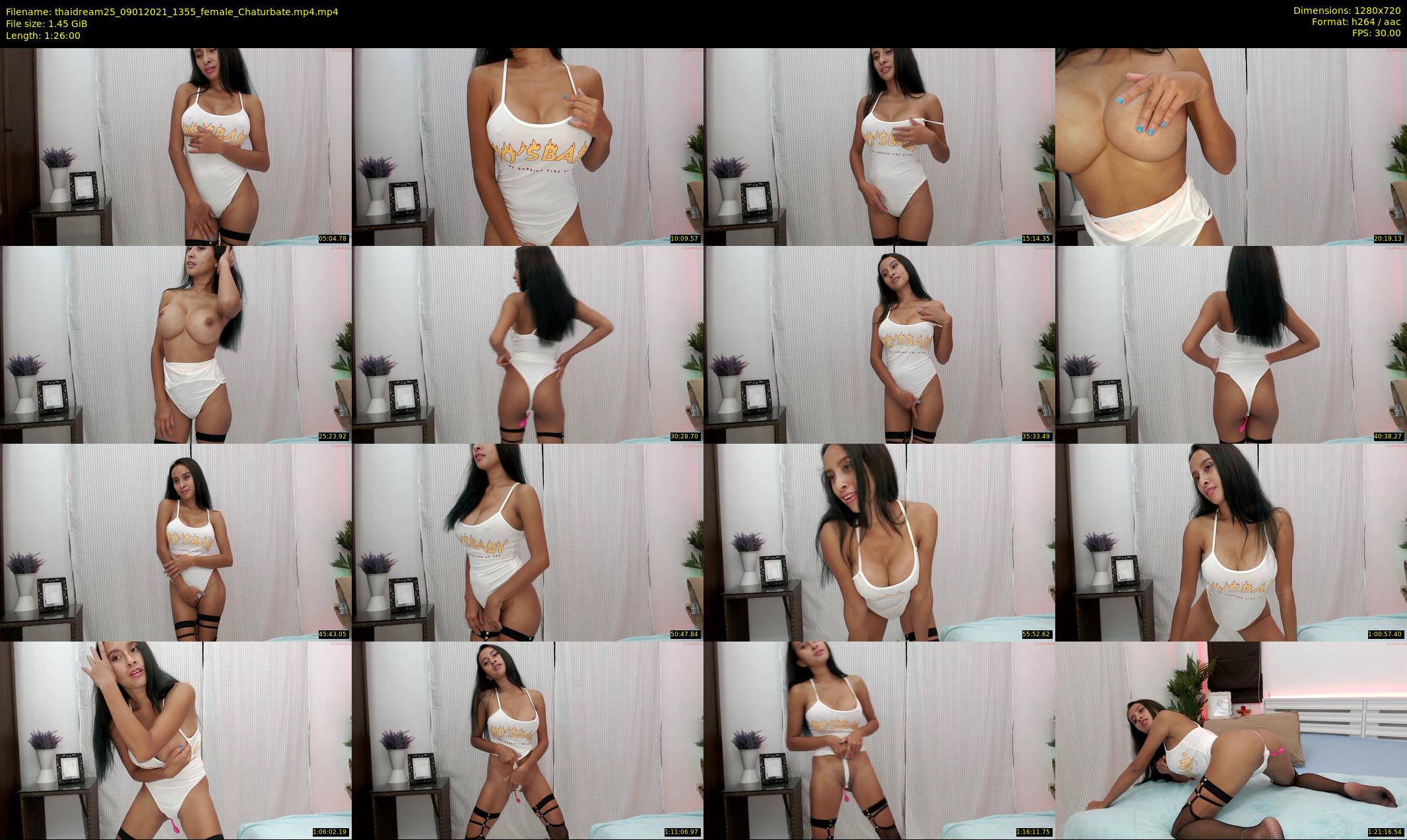 thaidream25 — 86 minute Chaturbate female cam show recording, 720p, Jan 9, 2021