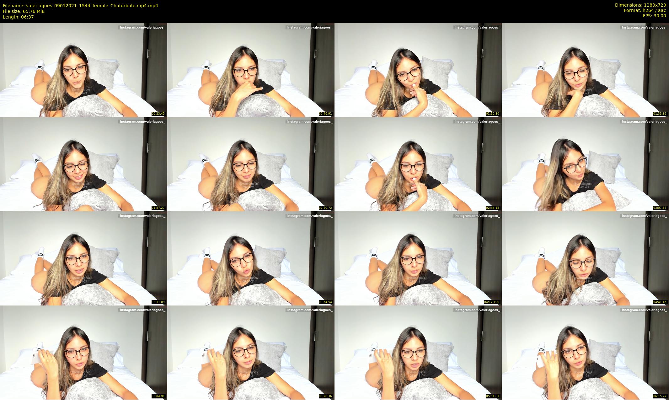 valeriagoes — 7 minute Chaturbate female cam show recording, 720p, Jan 9, 2021