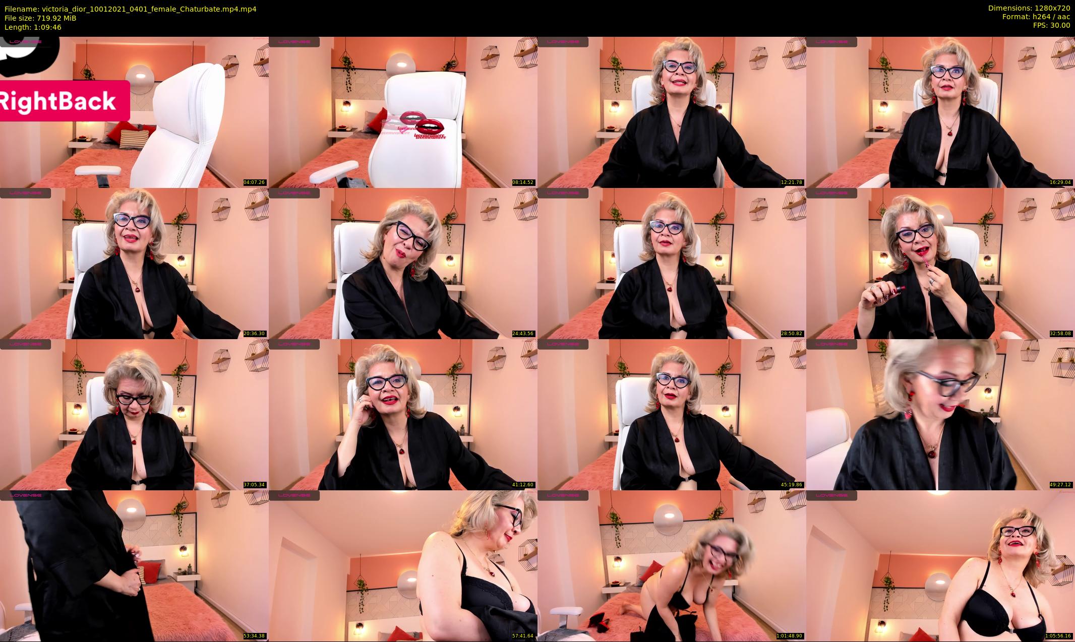 victoria_dior — 70 minute Chaturbate female cam show recording, 720p, Jan 10, 2021