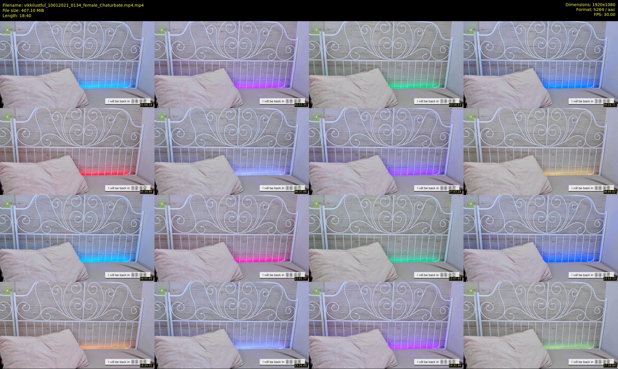 vikkilustful — 19 minute Chaturbate female cam show recording, 1080p, Jan 10, 2021