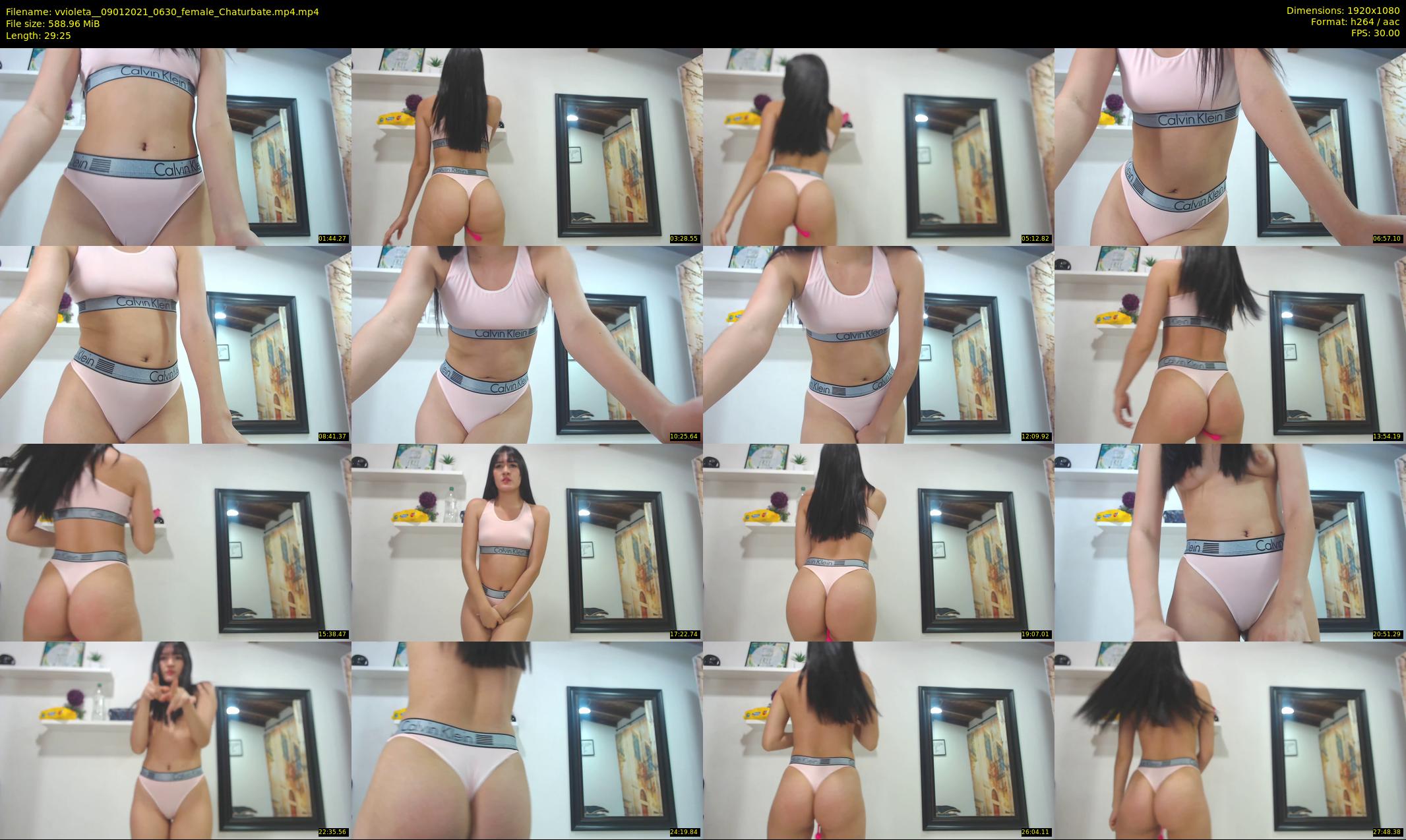 vvioleta_ — 30 minute Chaturbate female cam show recording, 1080p, Jan 9, 2021