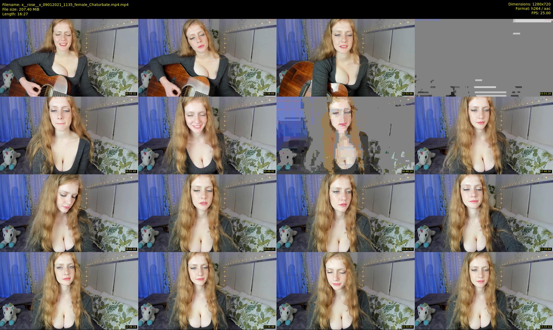x__rose__x — 17 minute Chaturbate female cam show recording, 720p, Jan 9, 2021