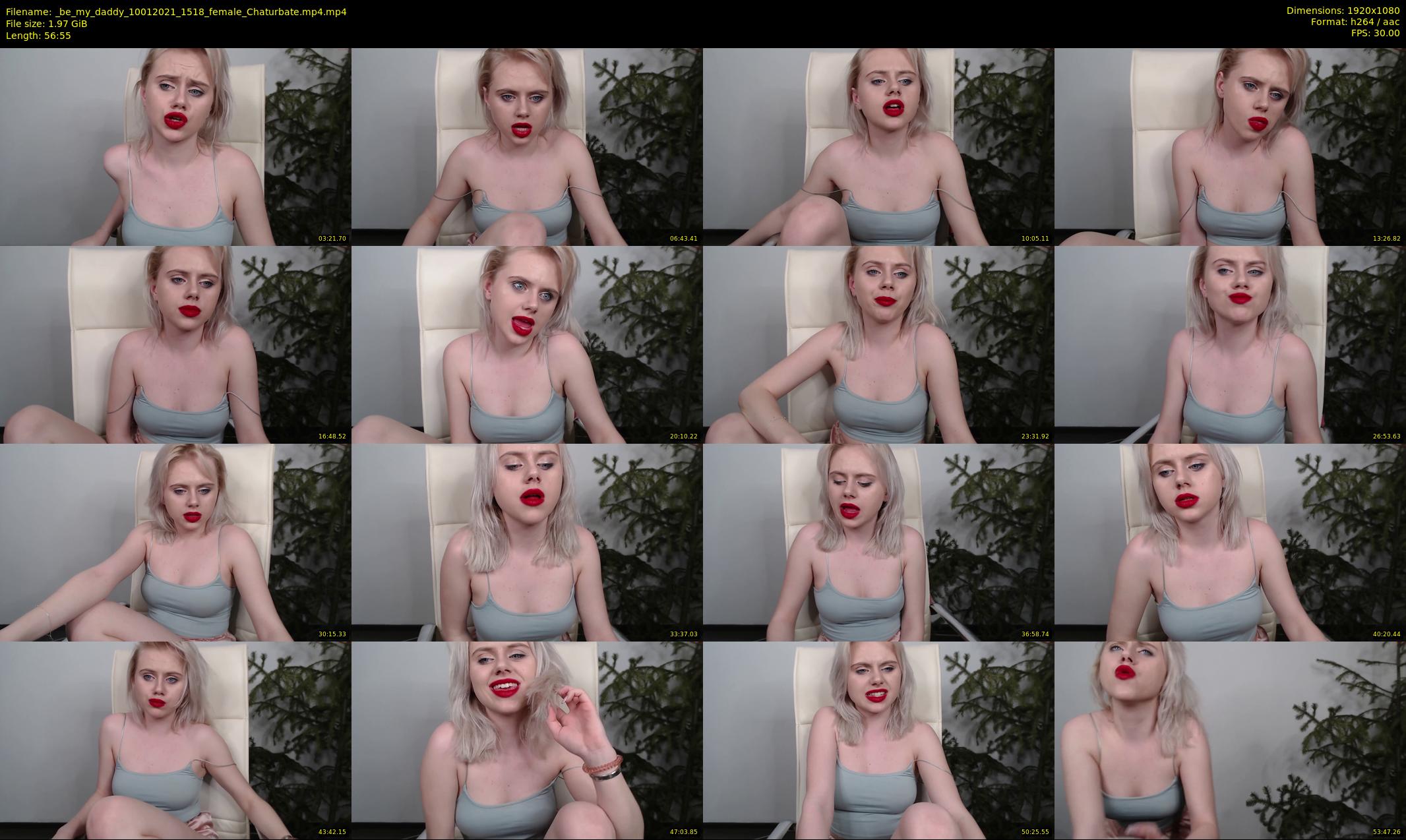_be_my_daddy — 57 minute Chaturbate female cam show recording, 1080p, Jan 10, 2021