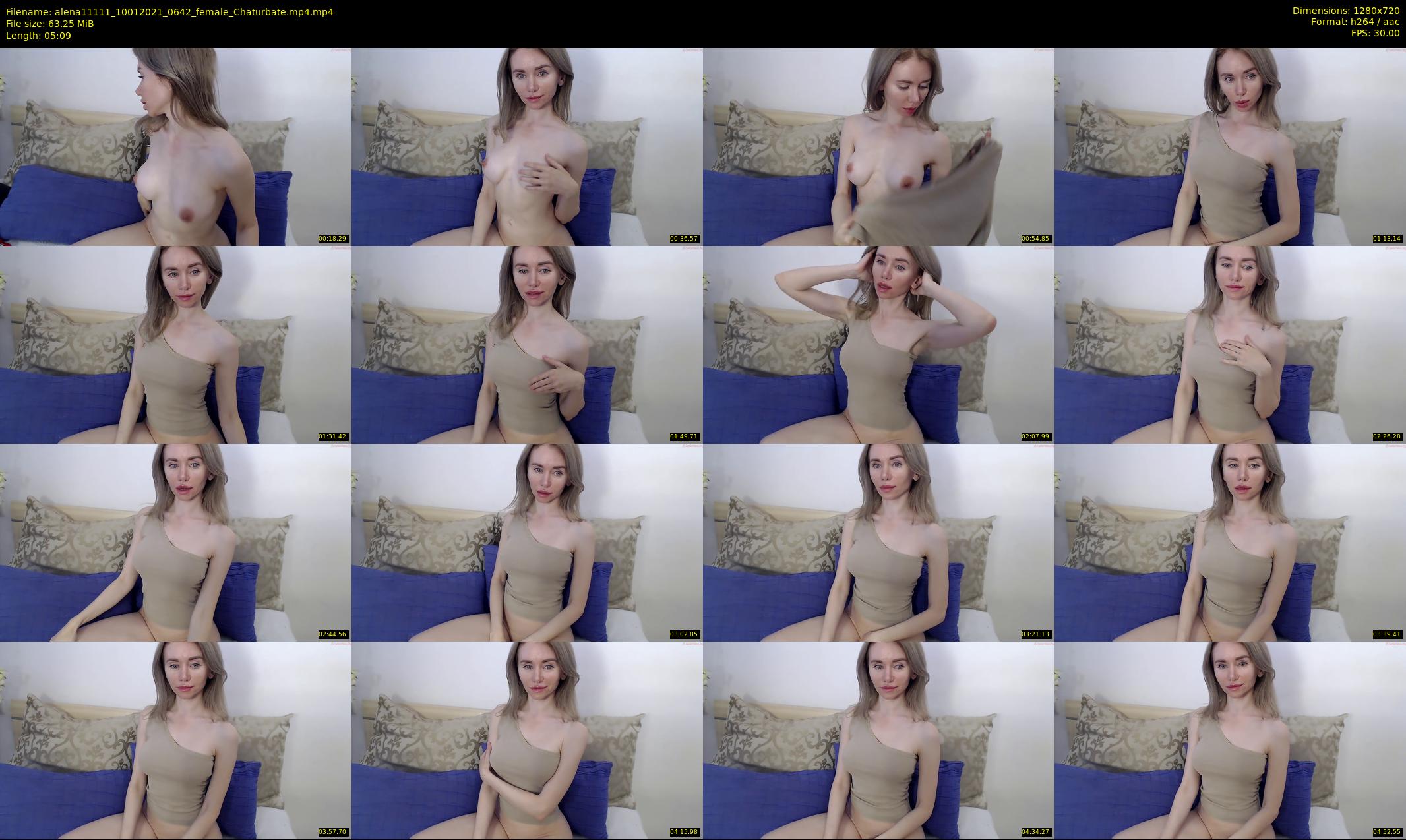 alena11111 — 6 minute Chaturbate female cam show recording, 720p, Jan 10, 2021
