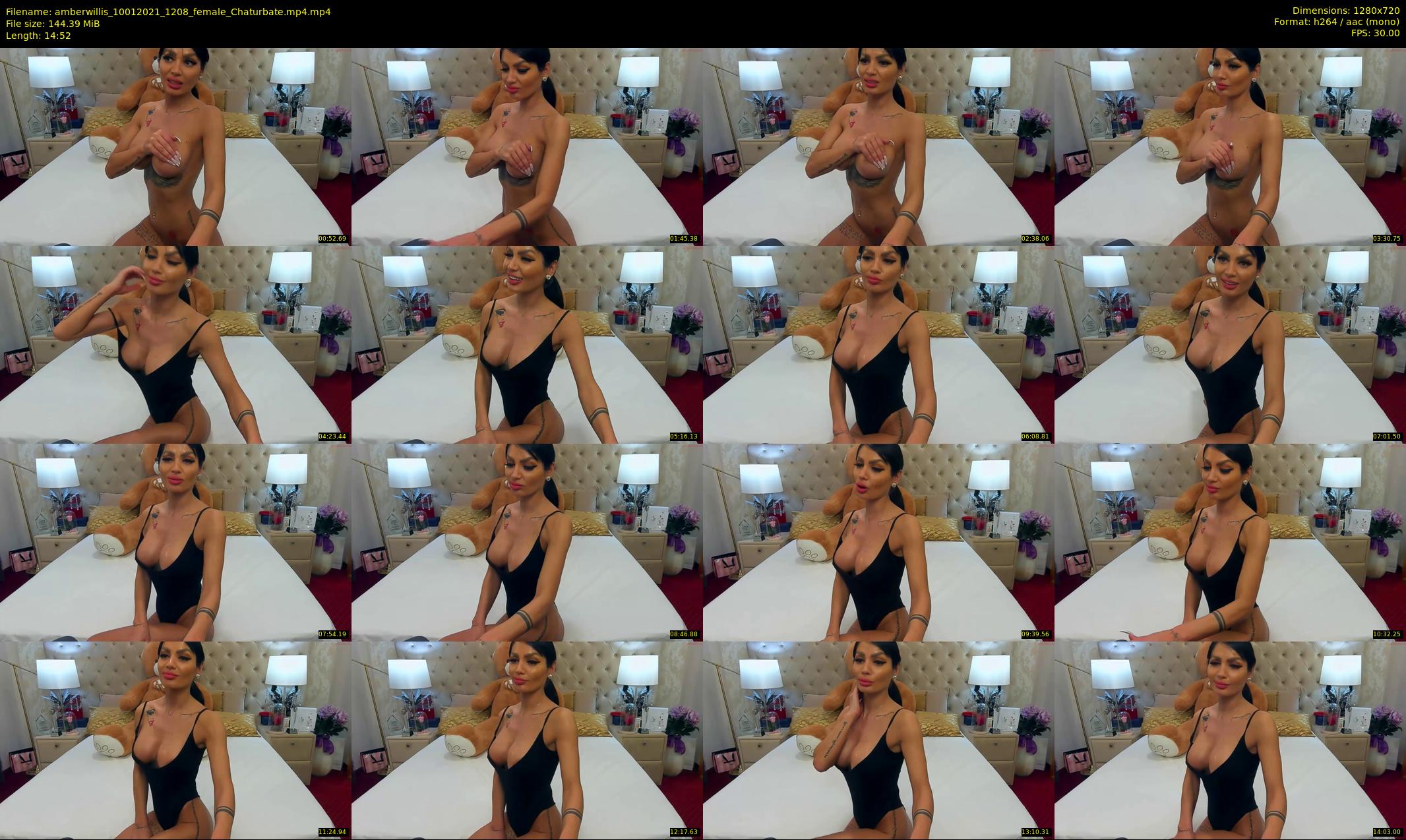 amberwillis — 15 minute Chaturbate female cam show recording, 720p, Jan 10, 2021