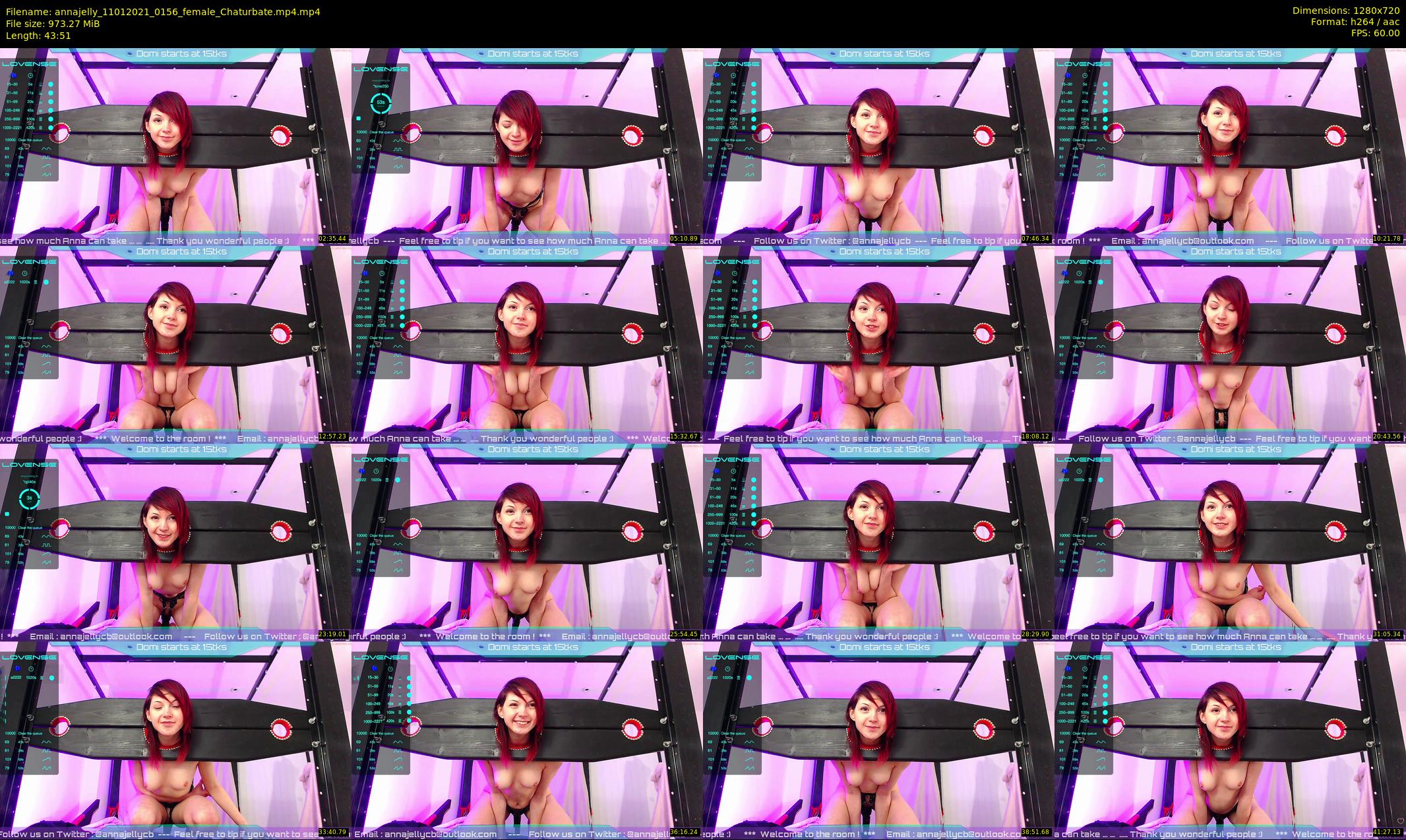 annajelly — 44 minute Chaturbate couple cam show recording, 720p, Jan 11, 2021