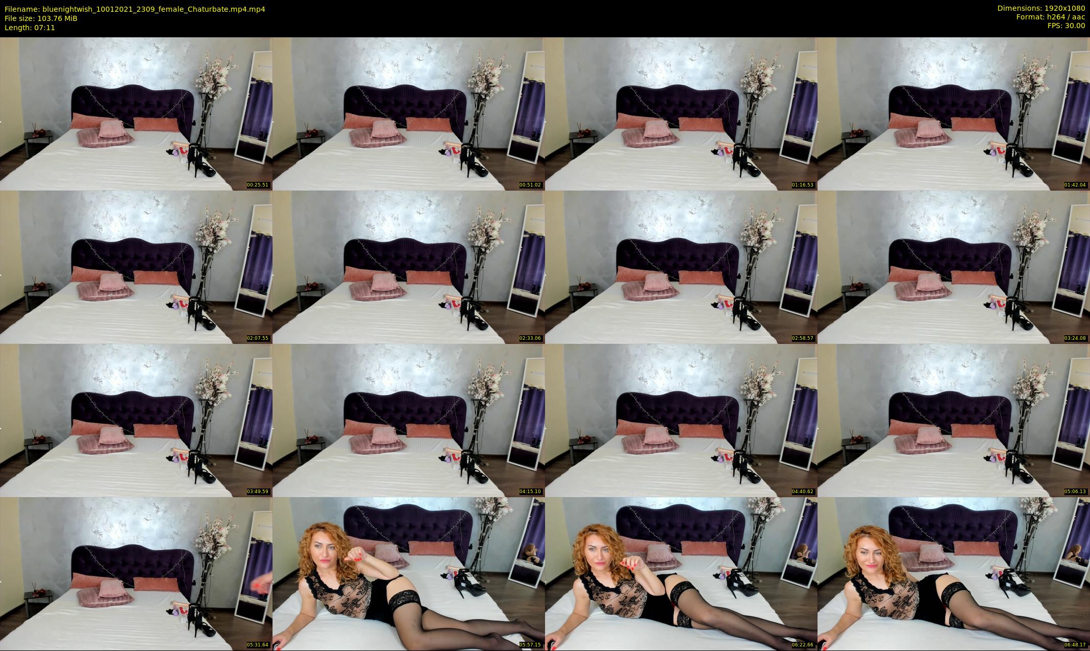 bluenightwish — 8 minute Chaturbate female cam show recording, 1080p, Jan 10, 2021