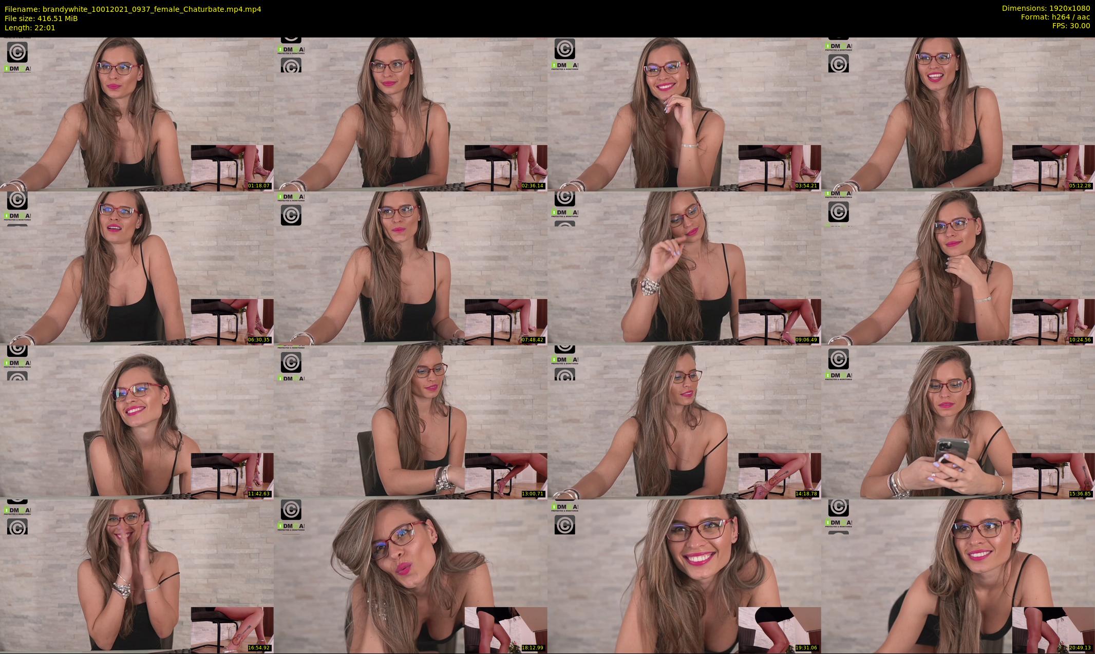 brandywhite — 23 minute Chaturbate female cam show recording, 1080p, Jan 10, 2021