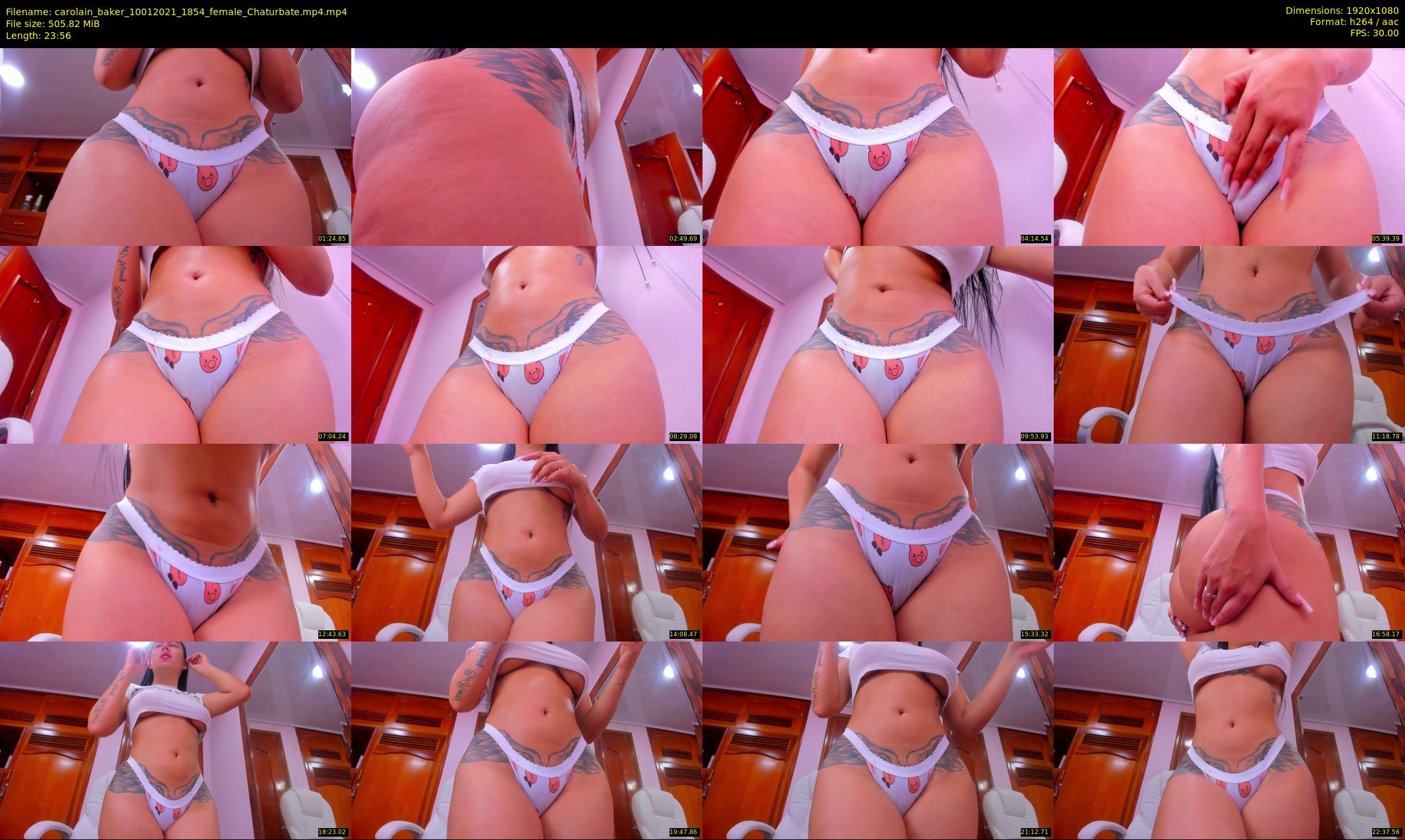 carolain_baker — 24 minute Chaturbate female cam show recording, 1080p, Jan 10, 2021