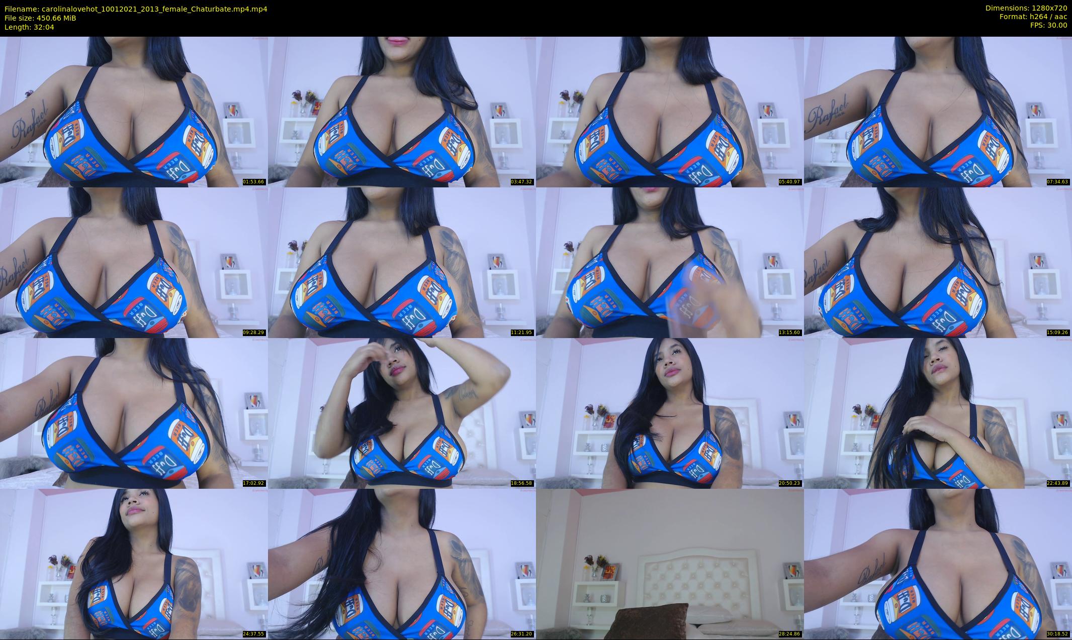 carolinalovehot — 33 minute Chaturbate female cam show recording, 720p, Jan 10, 2021