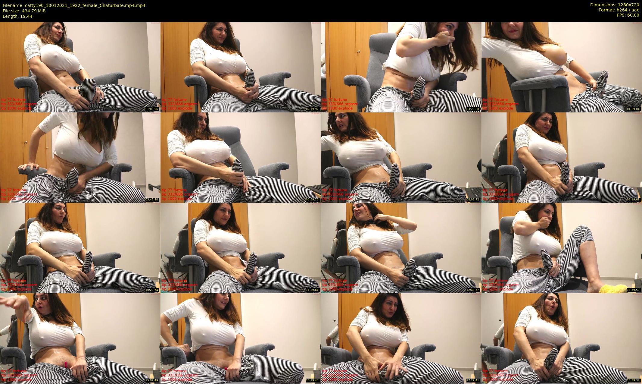 catty190 — 20 minute Chaturbate female cam show recording, 720p, Jan 10, 2021
