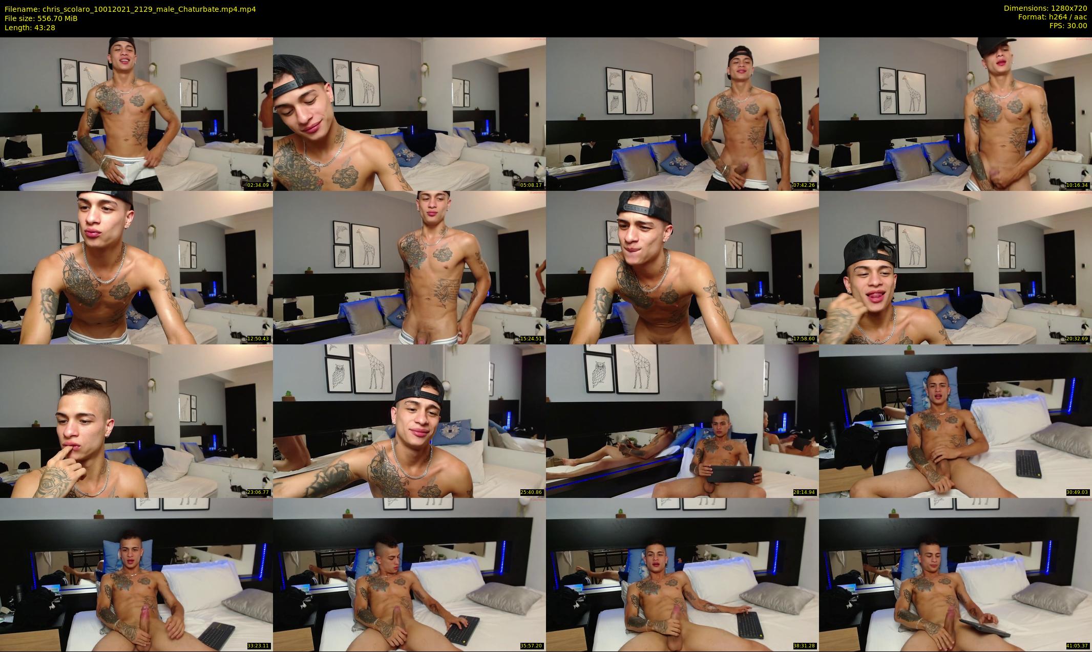 chris_scolaro — 44 minute Chaturbate male cam show recording, 720p, Jan 10, 2021