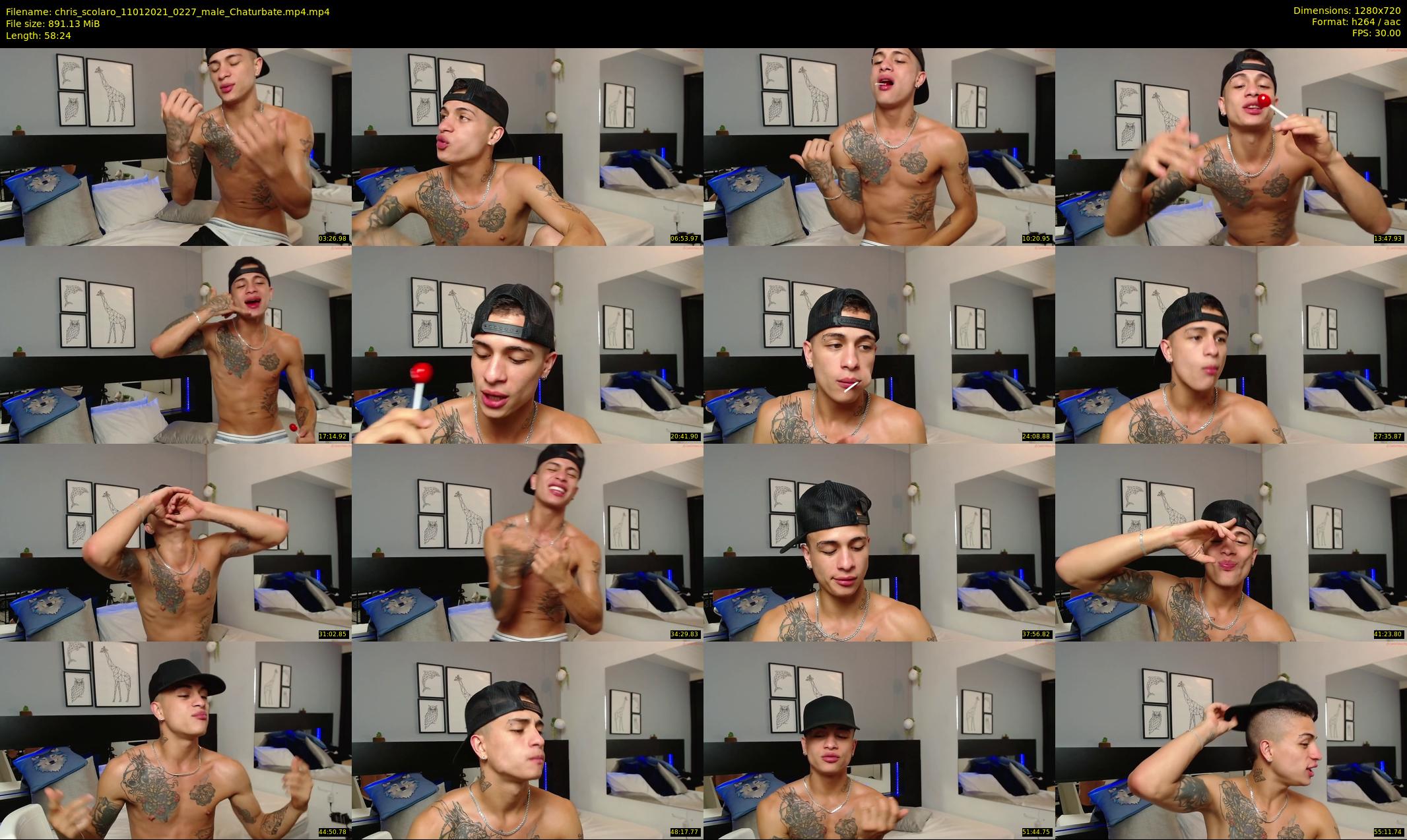 chris_scolaro — 59 minute Chaturbate male cam show recording, 720p, Jan 11, 2021