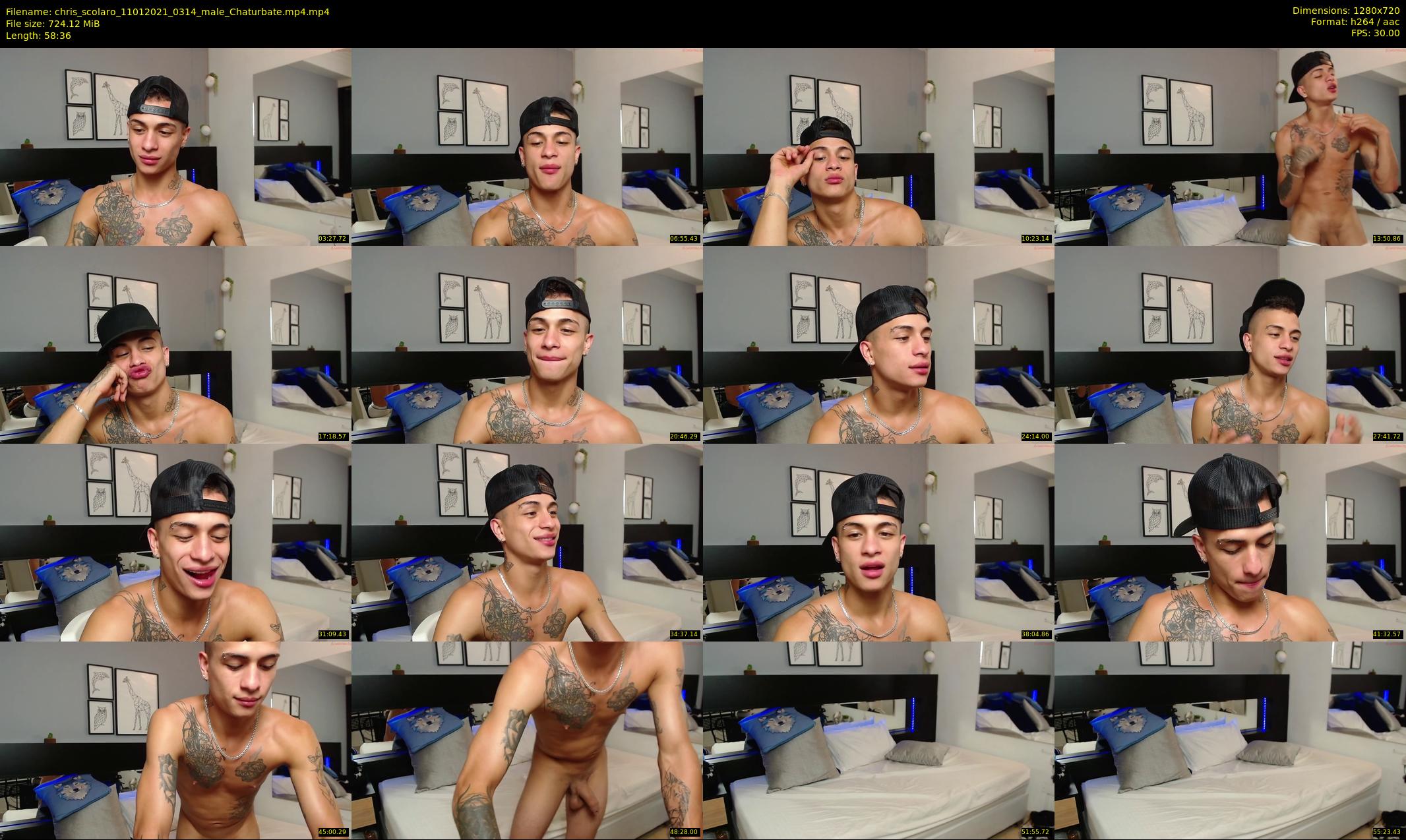 chris_scolaro — 59 minute Chaturbate male cam show recording, 720p, Jan 11, 2021