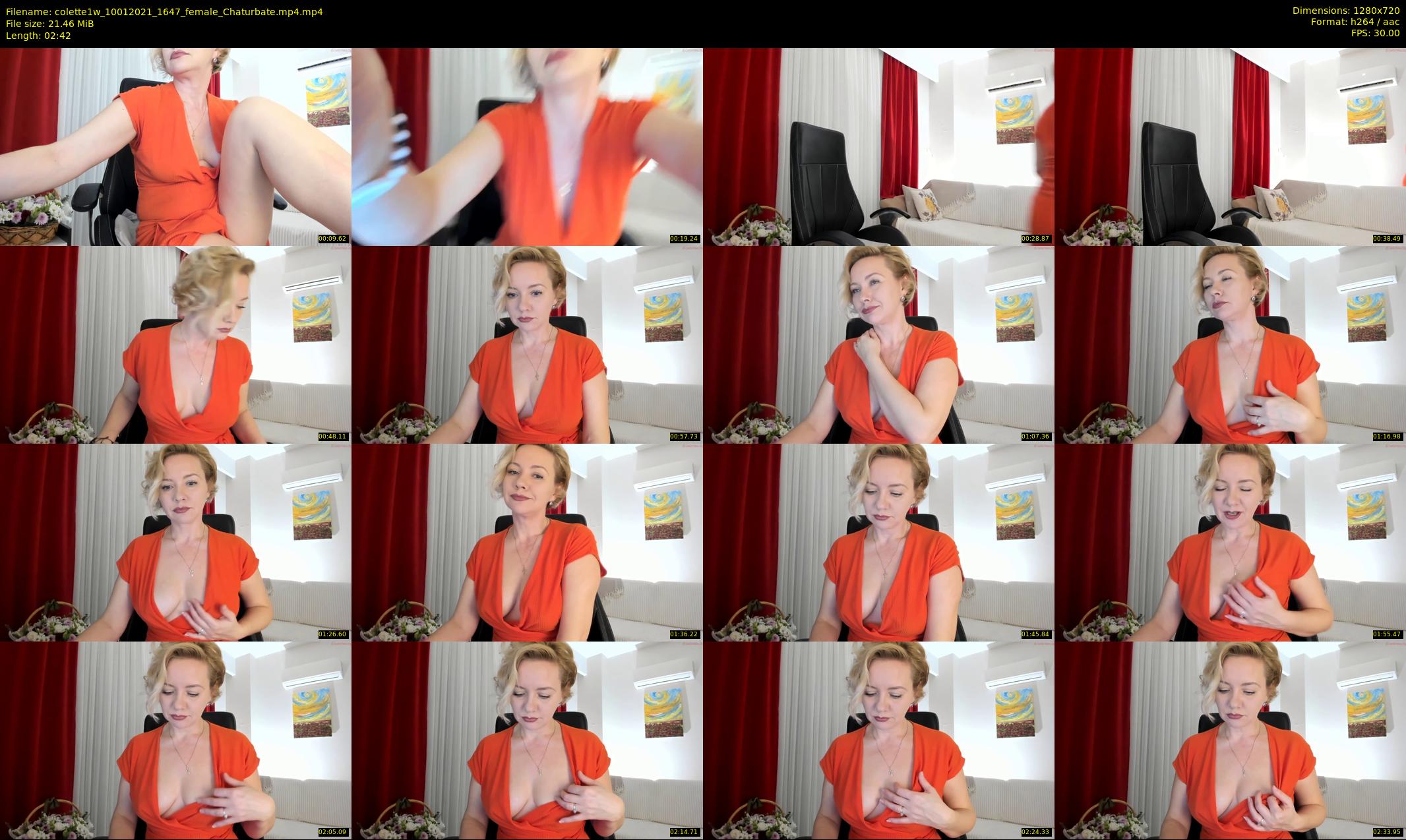 colette1w — 3 minute Chaturbate female cam show recording, 720p, Jan 10, 2021