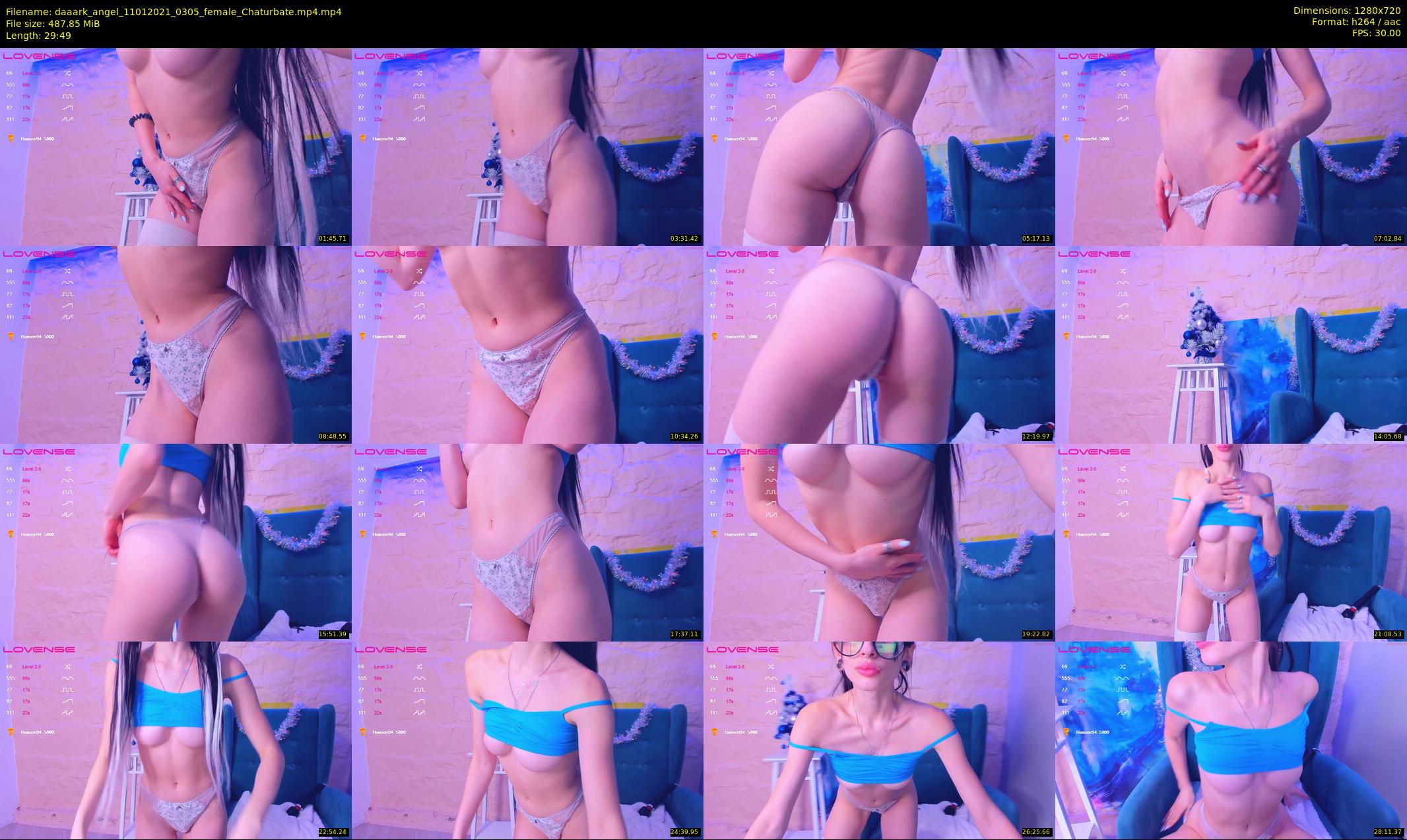 daaark_angel — 30 minute Chaturbate female cam show recording, 720p, Jan 11, 2021