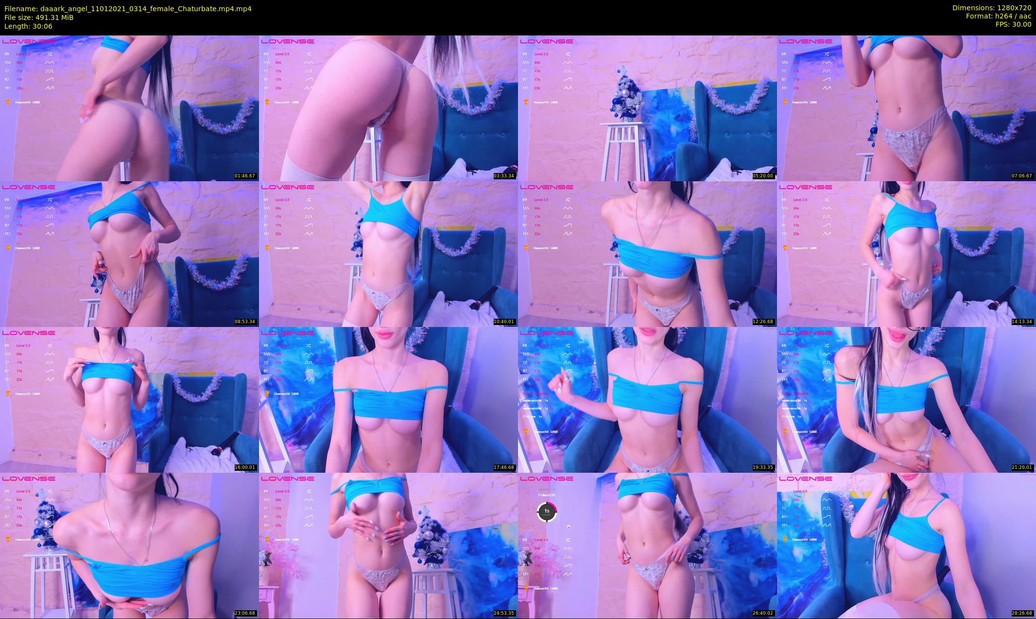 daaark_angel — 31 minute Chaturbate female cam show recording, 720p, Jan 11, 2021