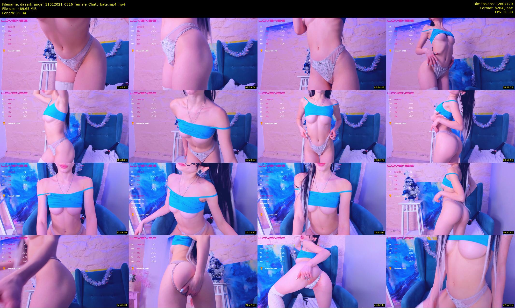 daaark_angel — 30 minute Chaturbate female cam show recording, 720p, Jan 11, 2021