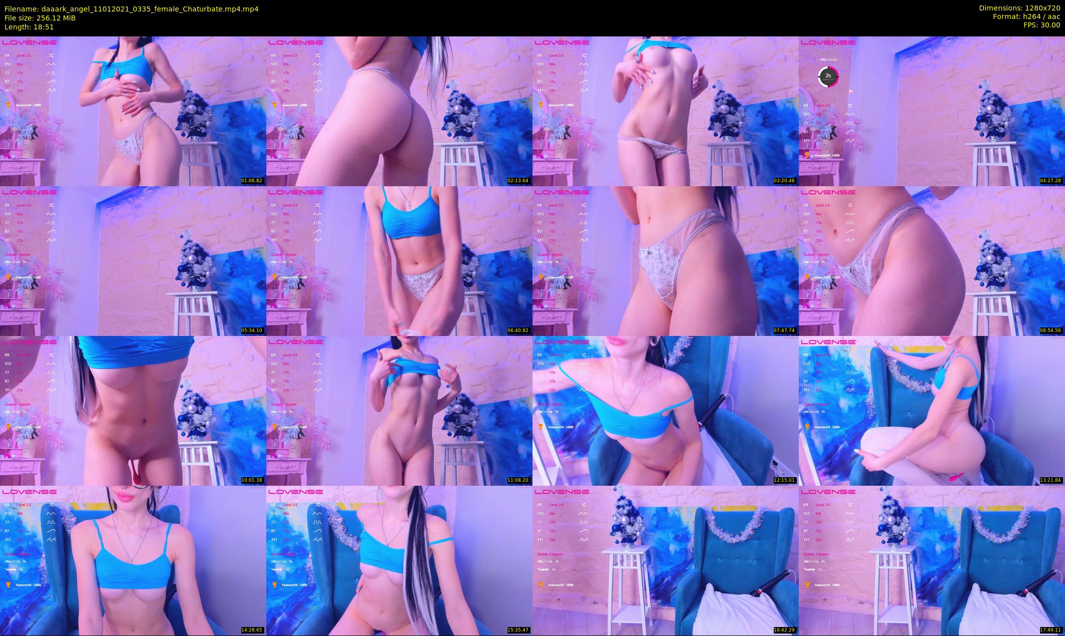 daaark_angel — 19 minute Chaturbate female cam show recording, 720p, Jan 11, 2021