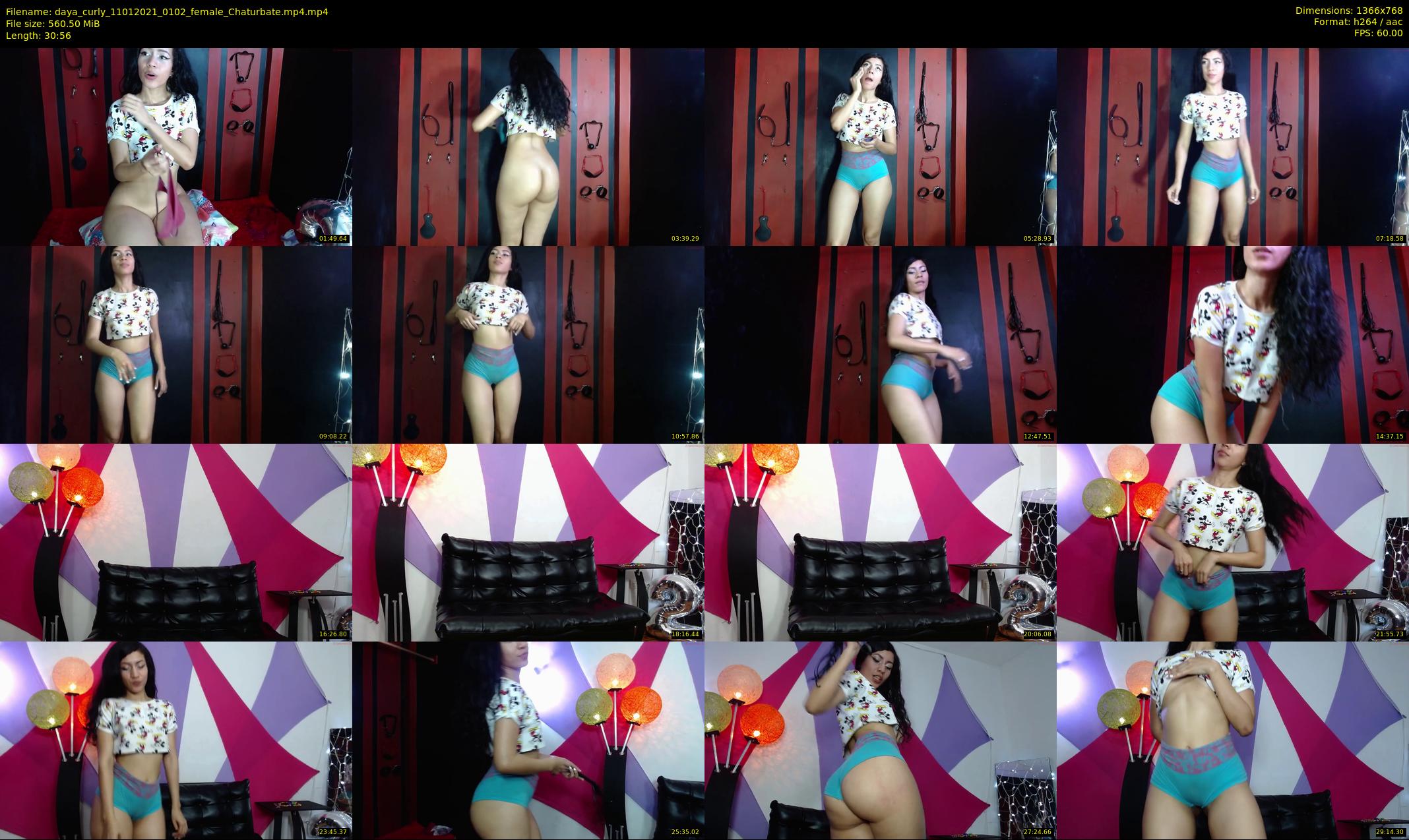 daya_curly — 31 minute Chaturbate female cam show recording, 720p, Jan 11, 2021