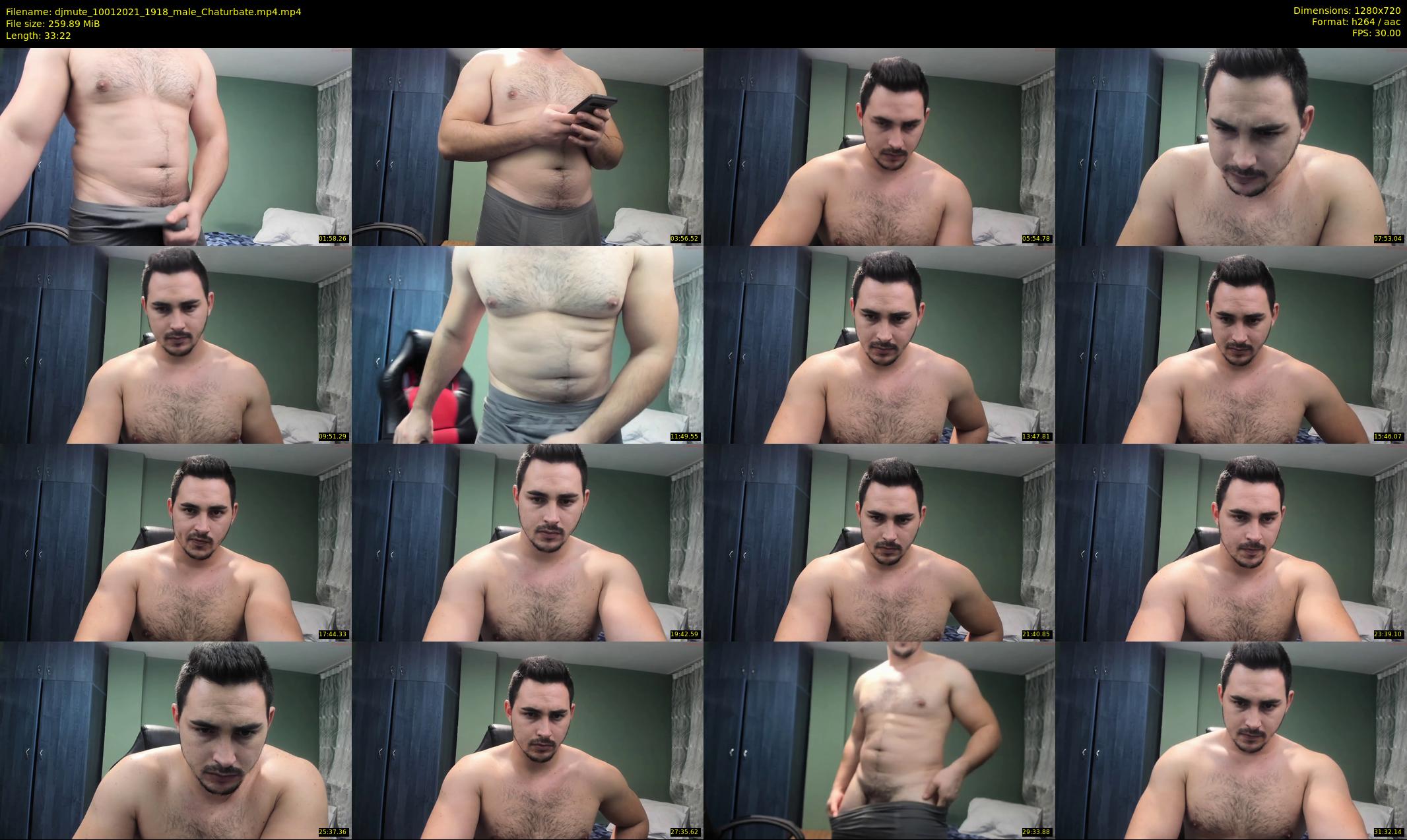 djmute — 34 minute Chaturbate male cam show recording, 720p, Jan 10, 2021