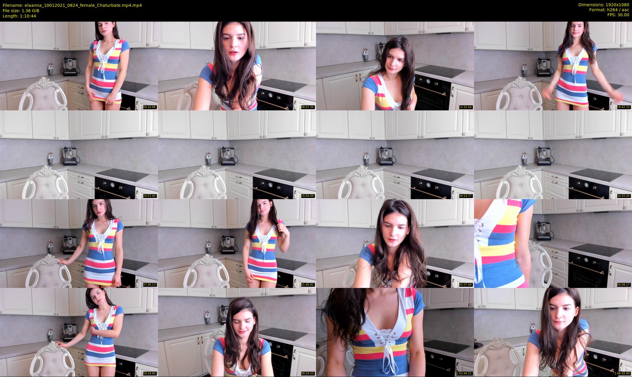 elaanna — 71 minute Chaturbate female cam show recording, 1080p, Jan 10, 2021