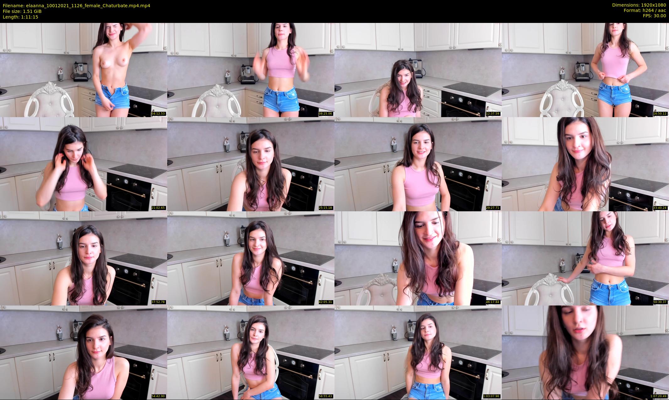 elaanna — 72 minute Chaturbate female cam show recording, 1080p, Jan 10, 2021