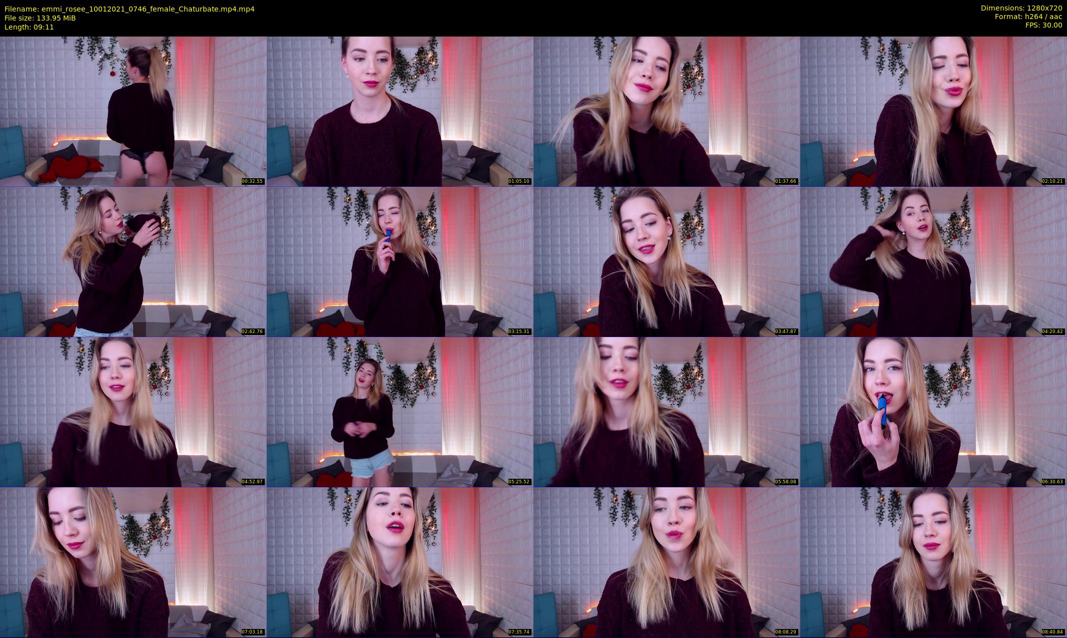 emmi_rosee — 10 minute Chaturbate female cam show recording, 720p, Jan 10, 2021